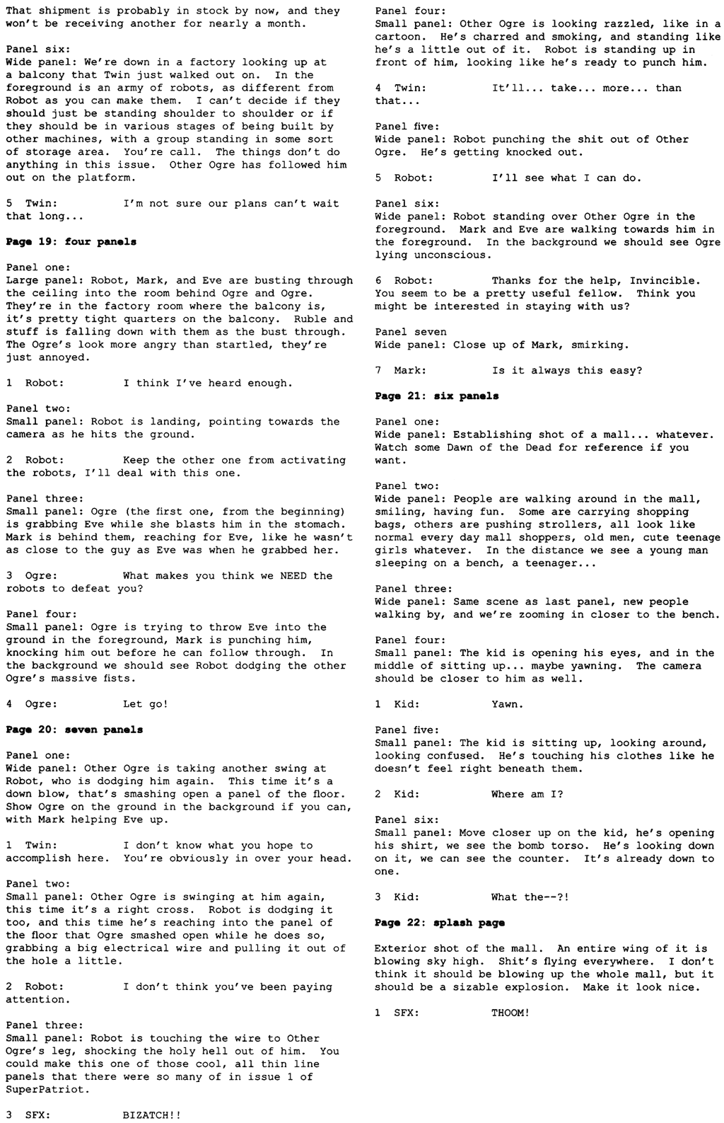 Read online Invincible Script Book comic -  Issue # Full - 16