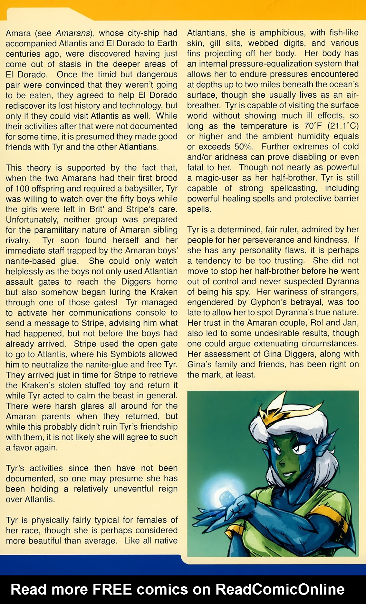 Read online Gold Digger Sourcebook: The Official Handbook of the GD Universe comic -  Issue #15 - 26