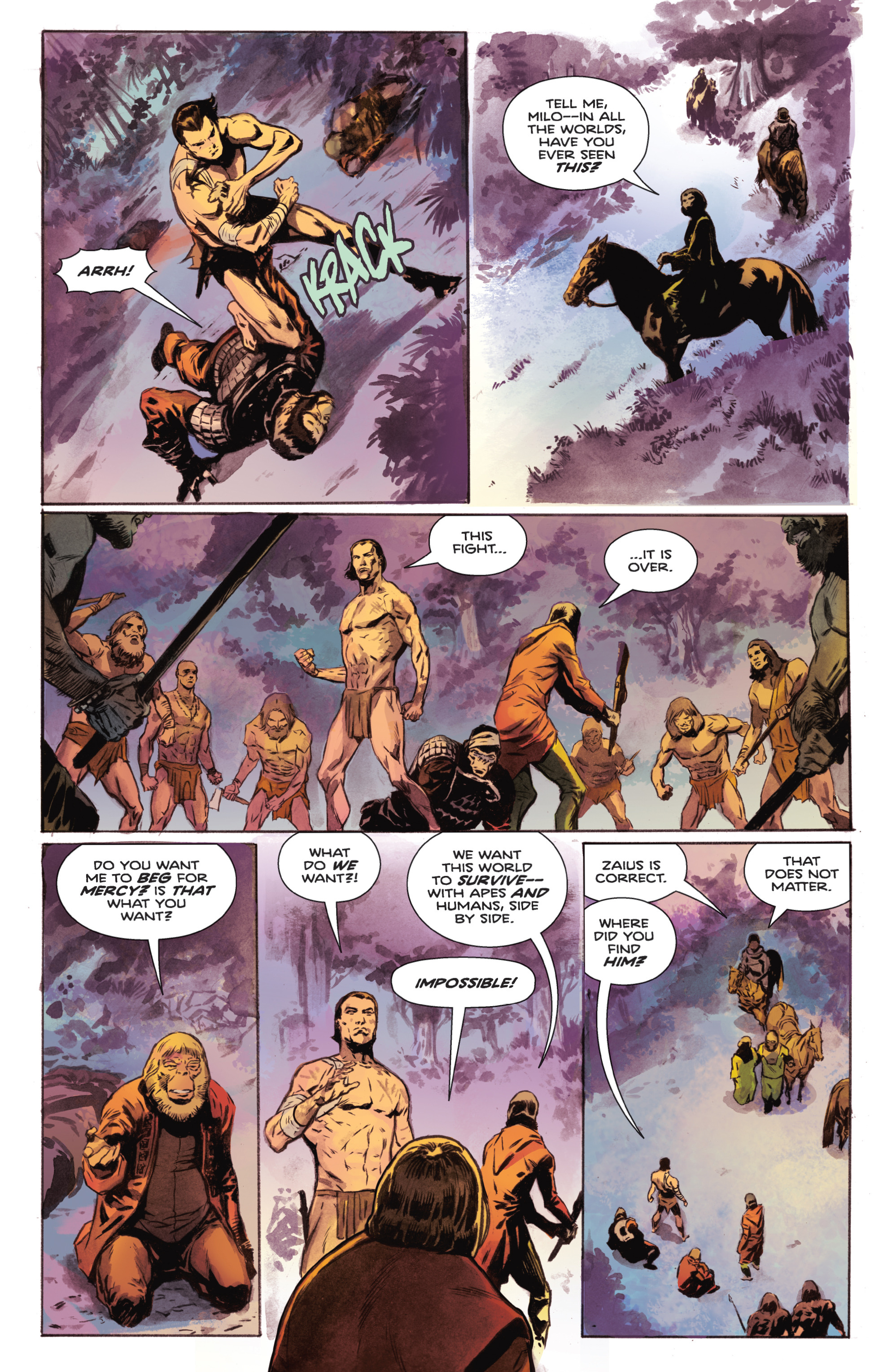 Read online Tarzan On the Planet of the Apes comic -  Issue #5 - 20