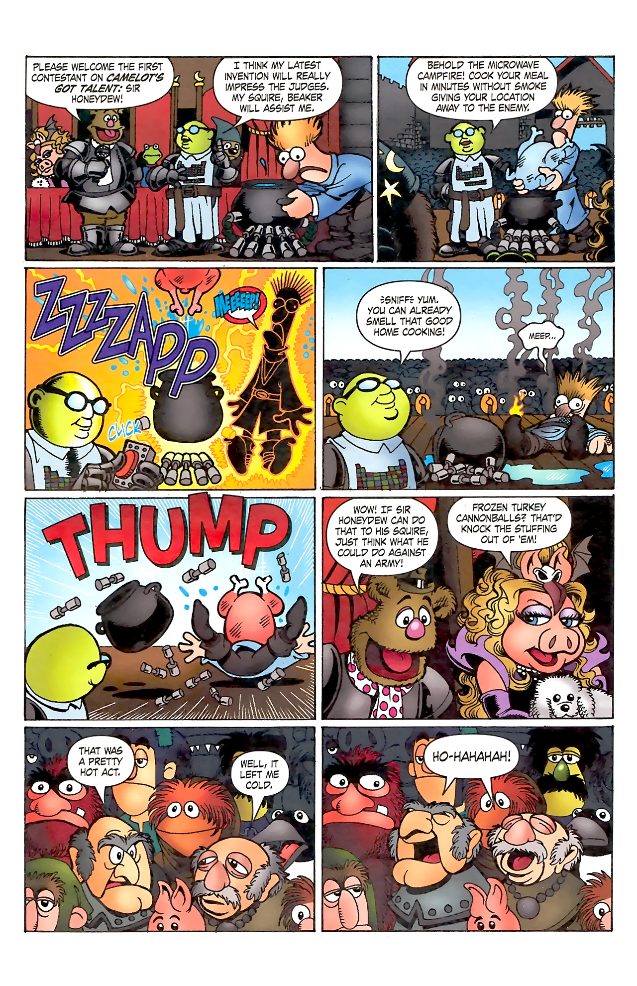 Read online Muppet King Arthur comic -  Issue #2 - 6