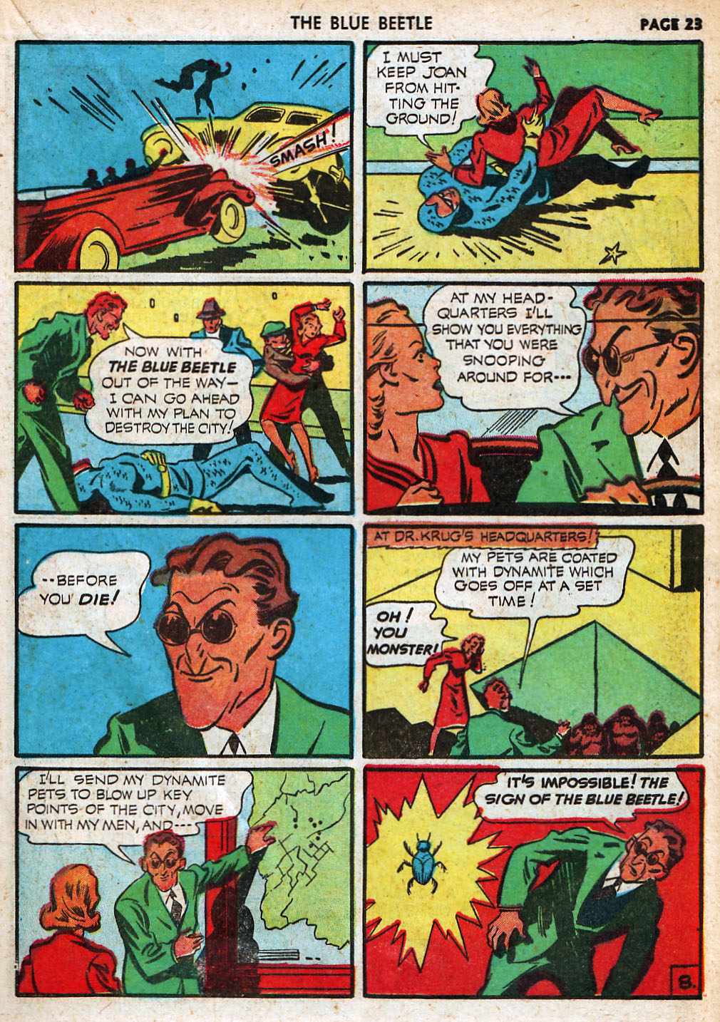 Read online The Blue Beetle comic -  Issue #8 - 25
