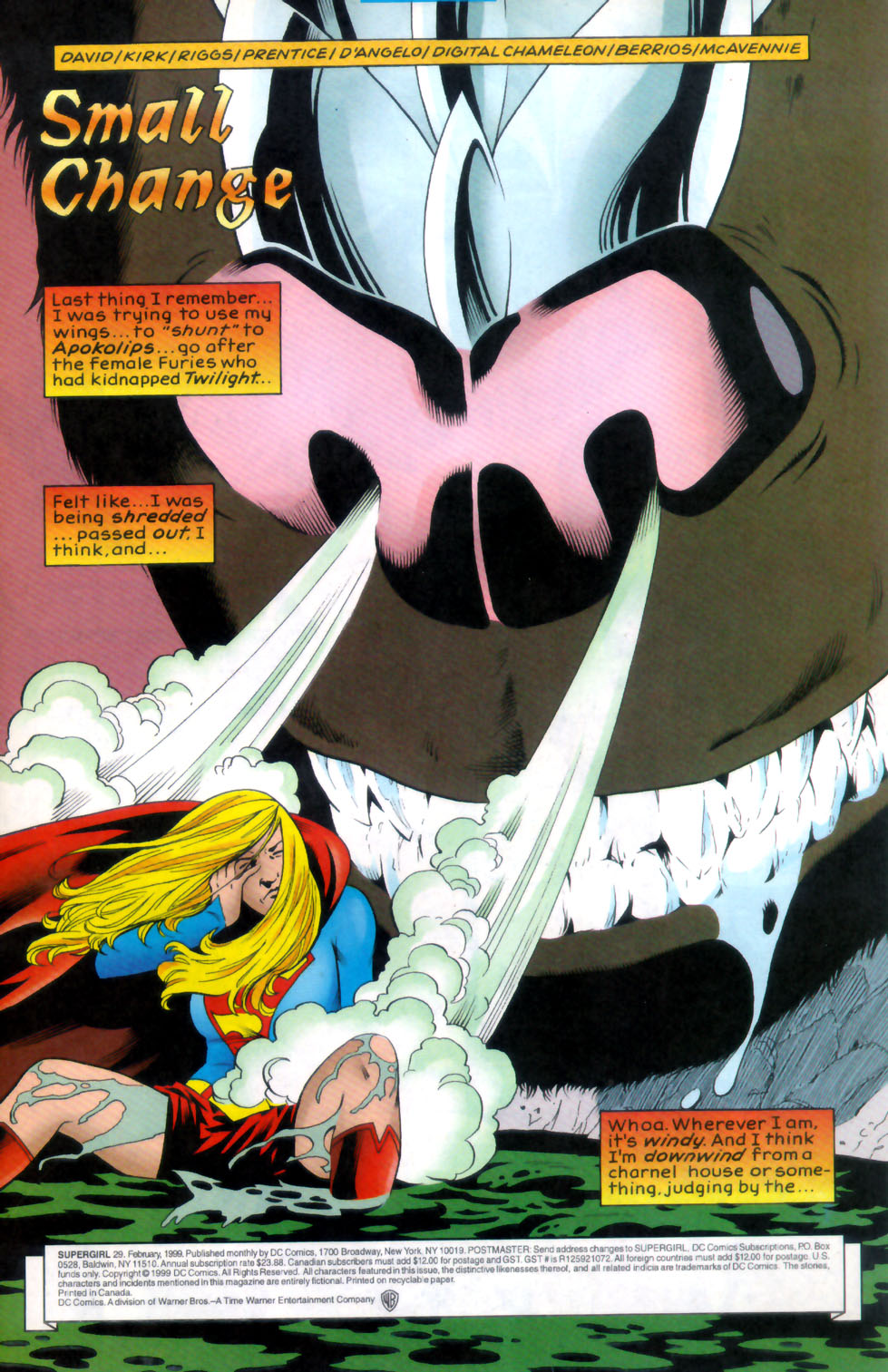 Read online Supergirl (1996) comic -  Issue #29 - 2