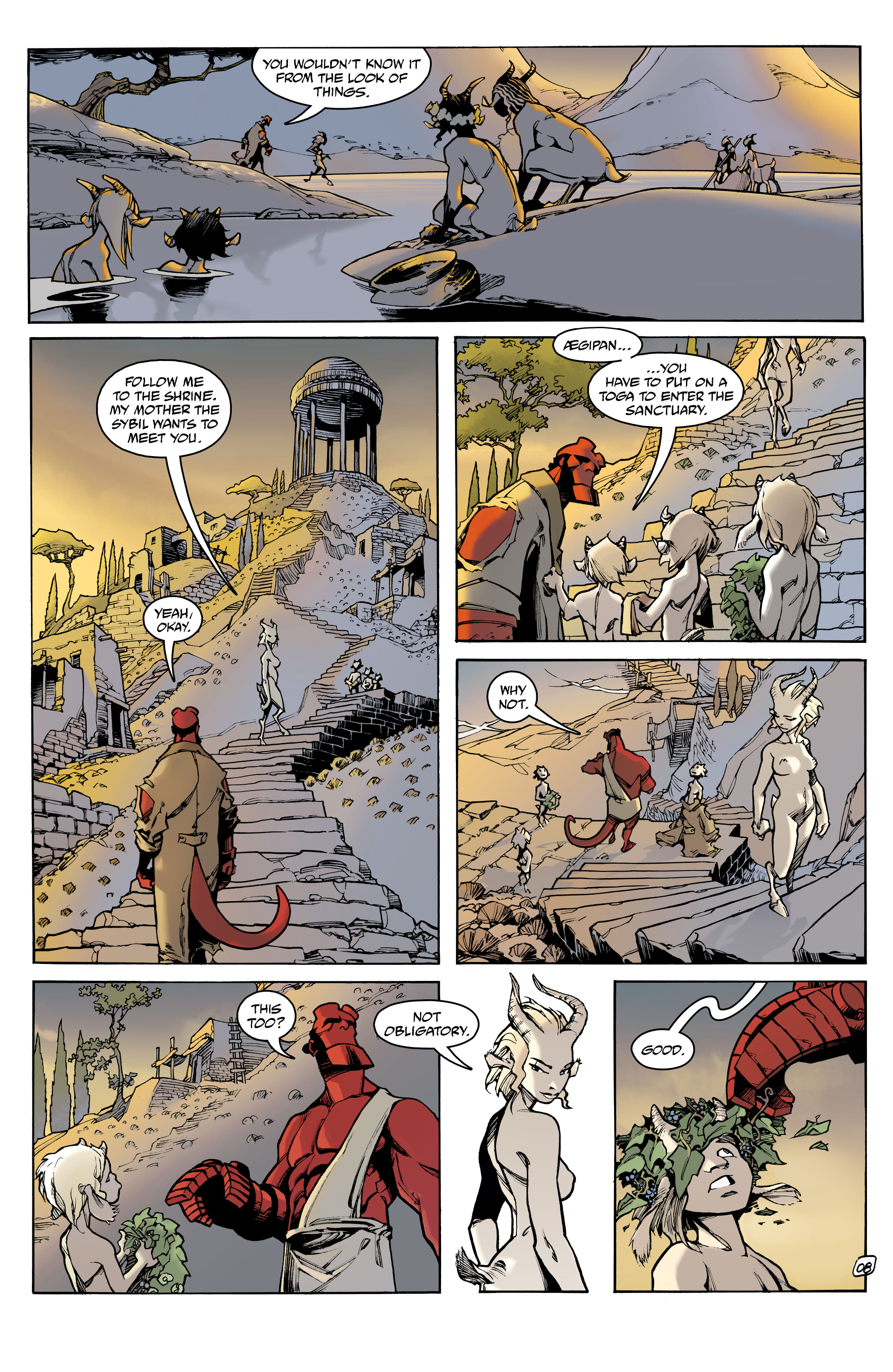 Read online Hellboy and the B.P.R.D.: Night of the Cyclops comic -  Issue # Full - 9