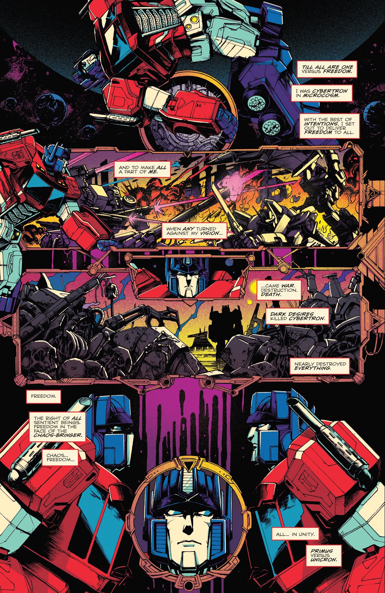 Read online Optimus Prime comic -  Issue #25 - 26