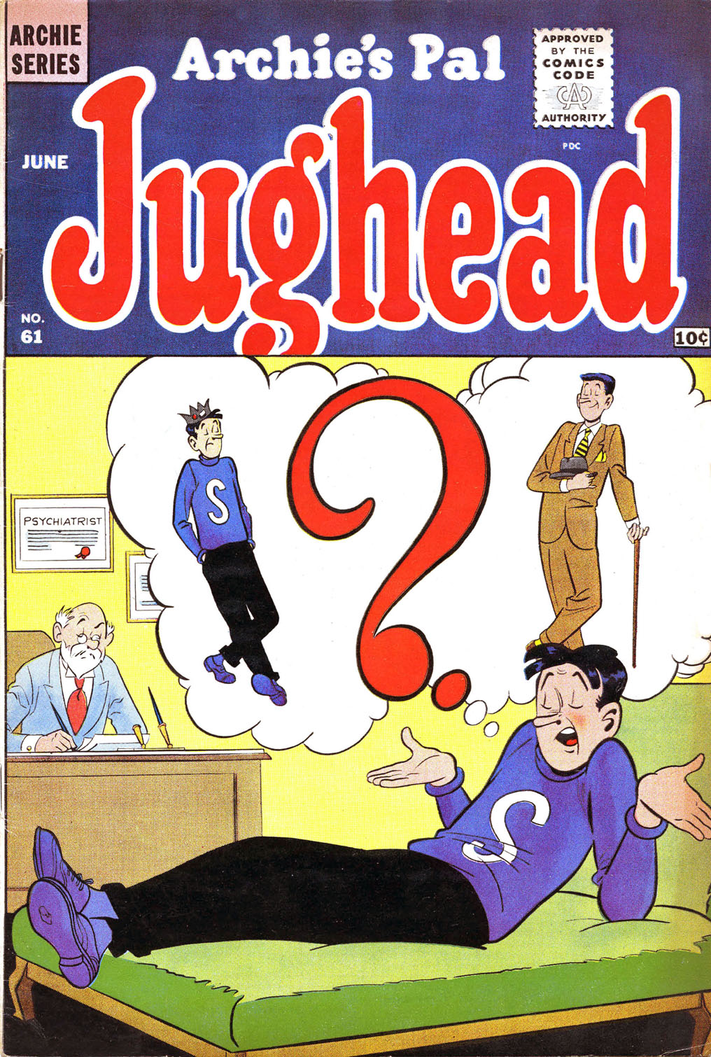 Read online Archie's Pal Jughead comic -  Issue #61 - 1