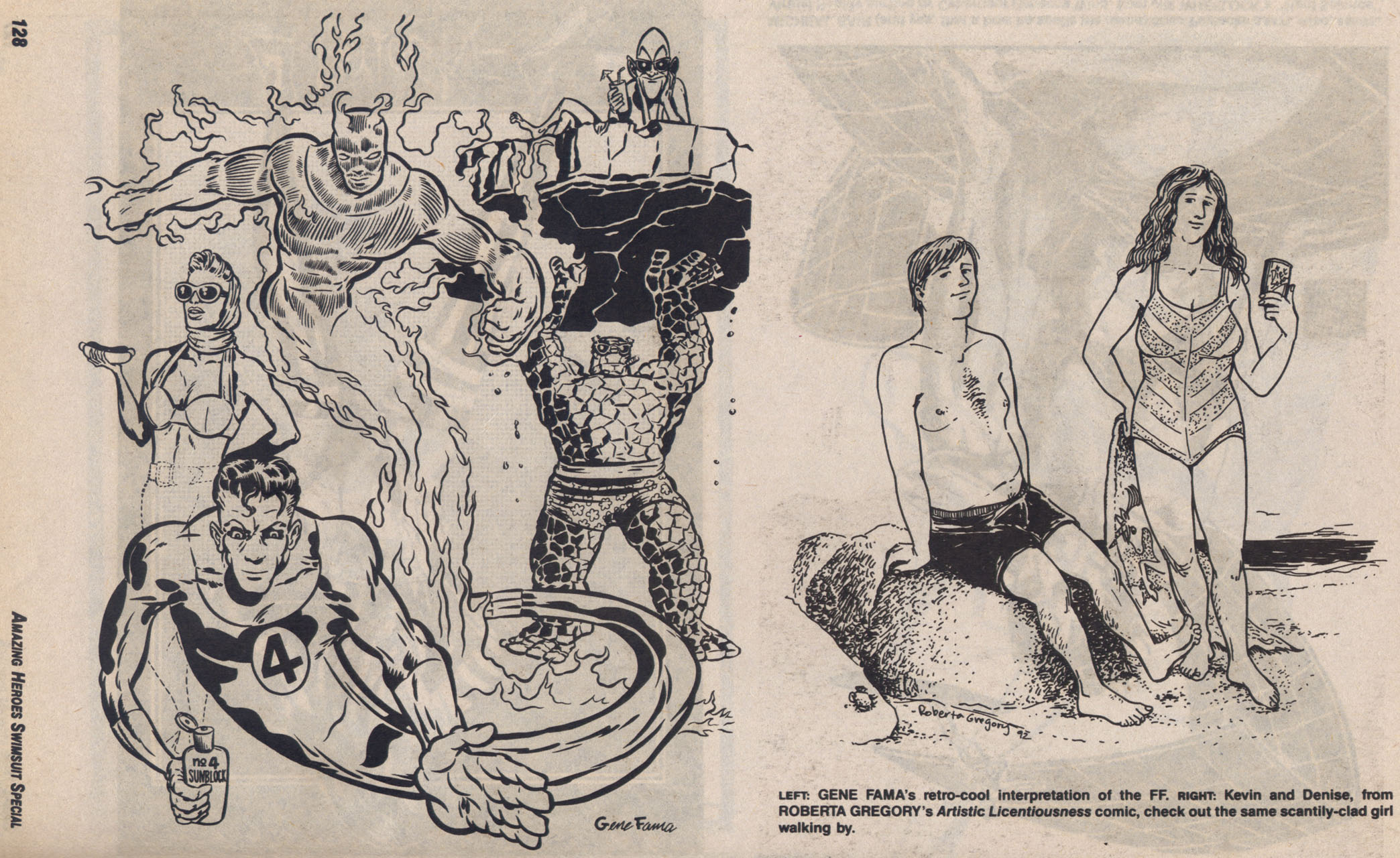 Read online Amazing Heroes Swimsuit Special comic -  Issue # TPB 3 - 127