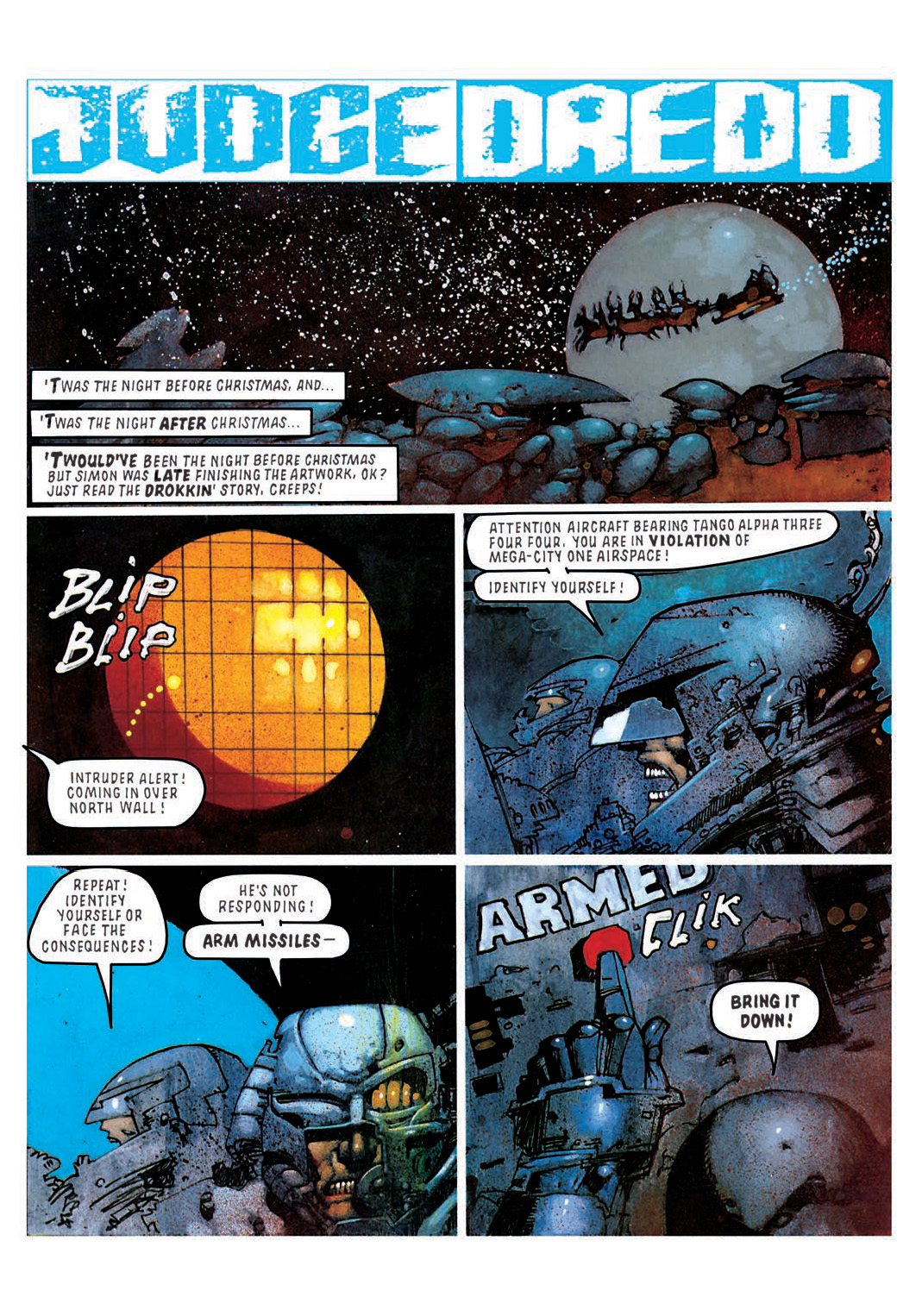 Read online Judge Dredd [Collections - Rebellion] comic -  Issue # TPB Judge Dredd - Heavy Metal Dredd - 103