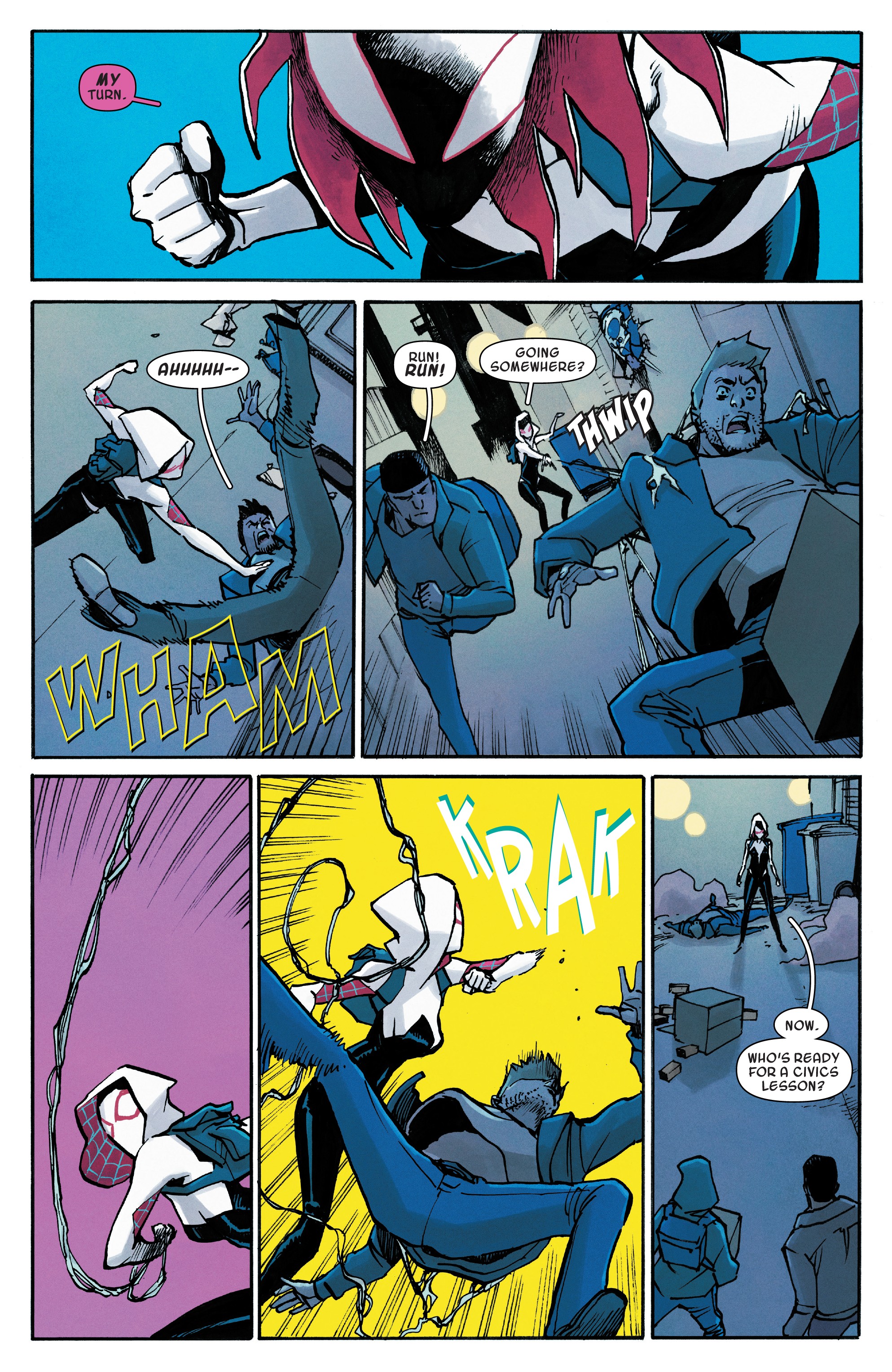 Read online Spider-Gwen: Ghost-Spider comic -  Issue #8 - 12