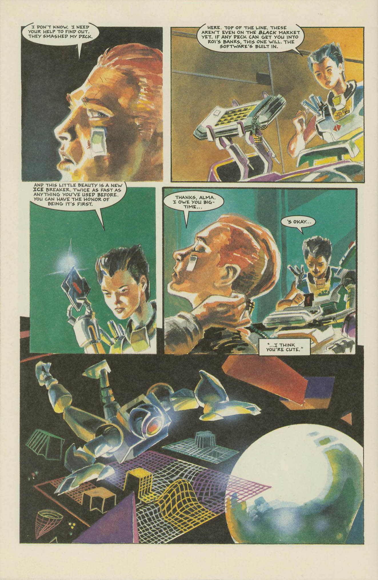 Read online Cyberpunk (1989) comic -  Issue #1 - 20