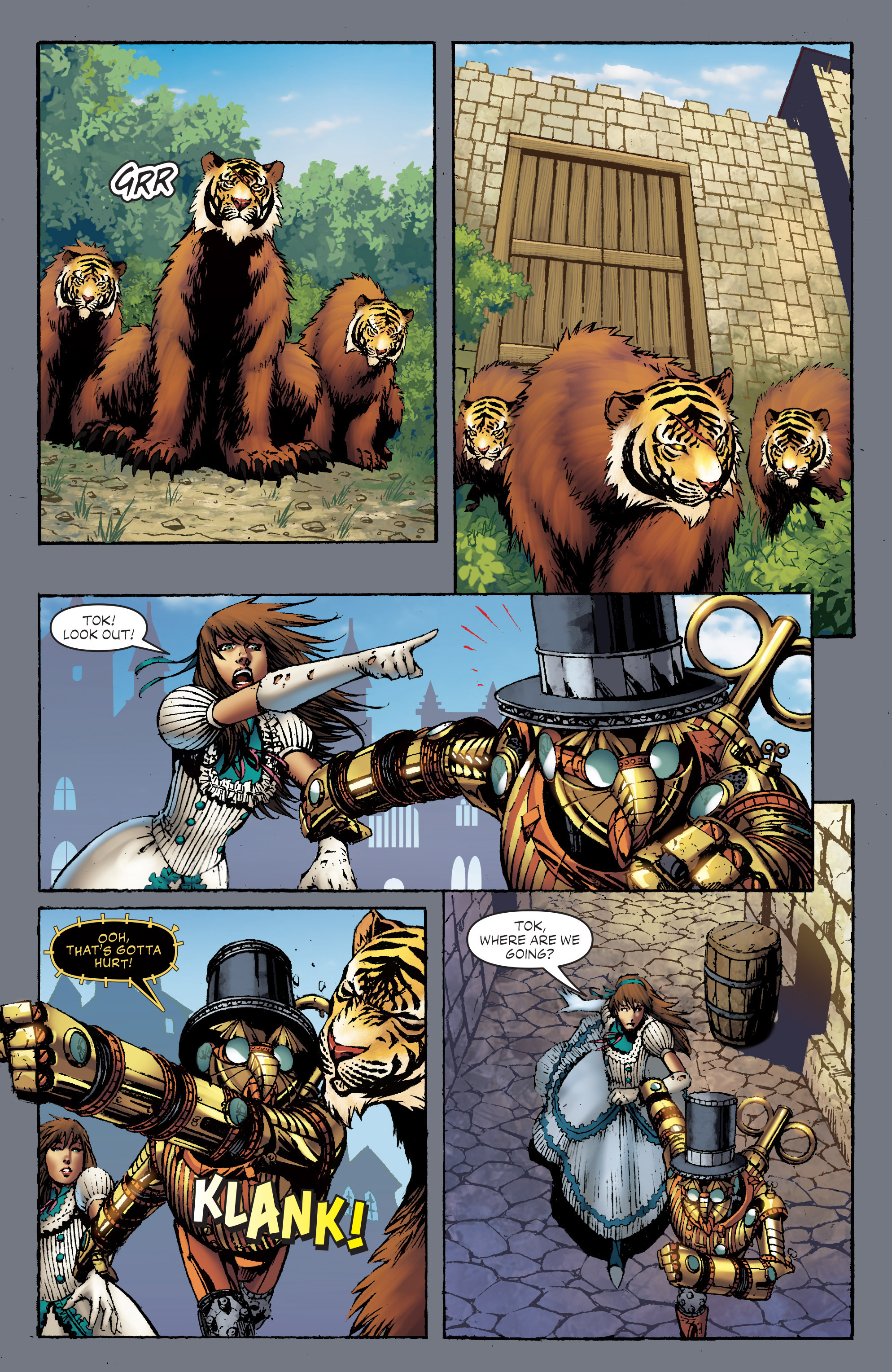 Read online Legends of Oz: Tik-Tok and the Kalidah comic -  Issue #3 - 14