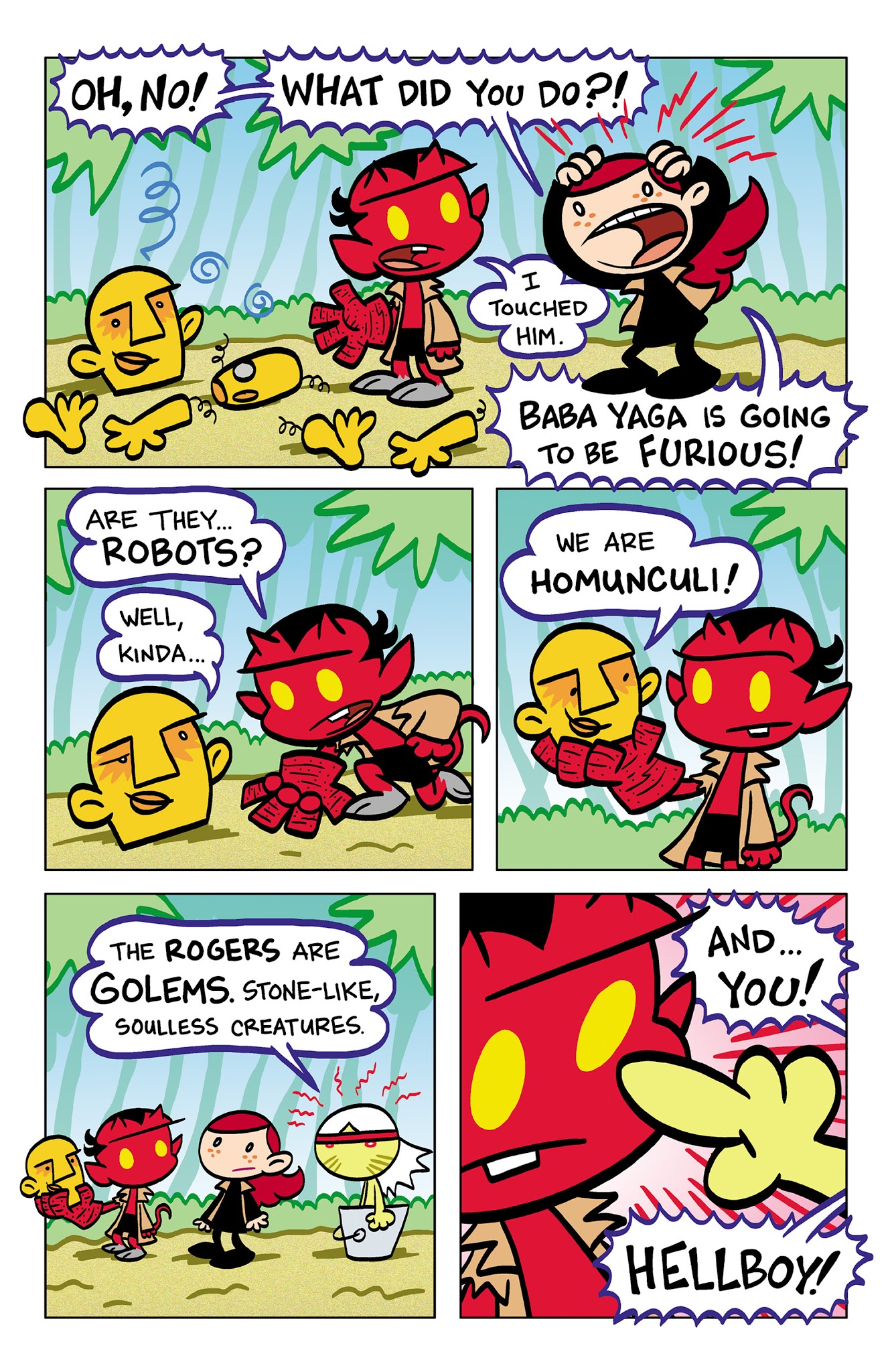 Read online Itty Bitty Hellboy: The Search for the Were-Jaguar! comic -  Issue #3 - 17