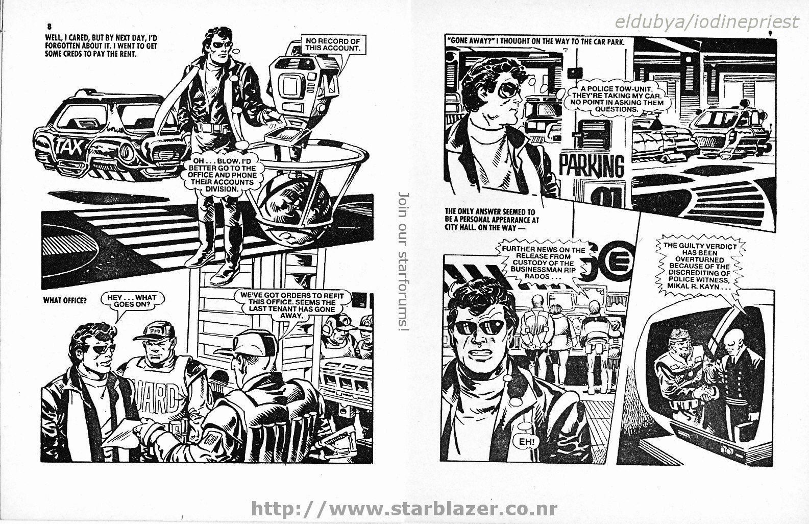 Read online Starblazer comic -  Issue #203 - 6