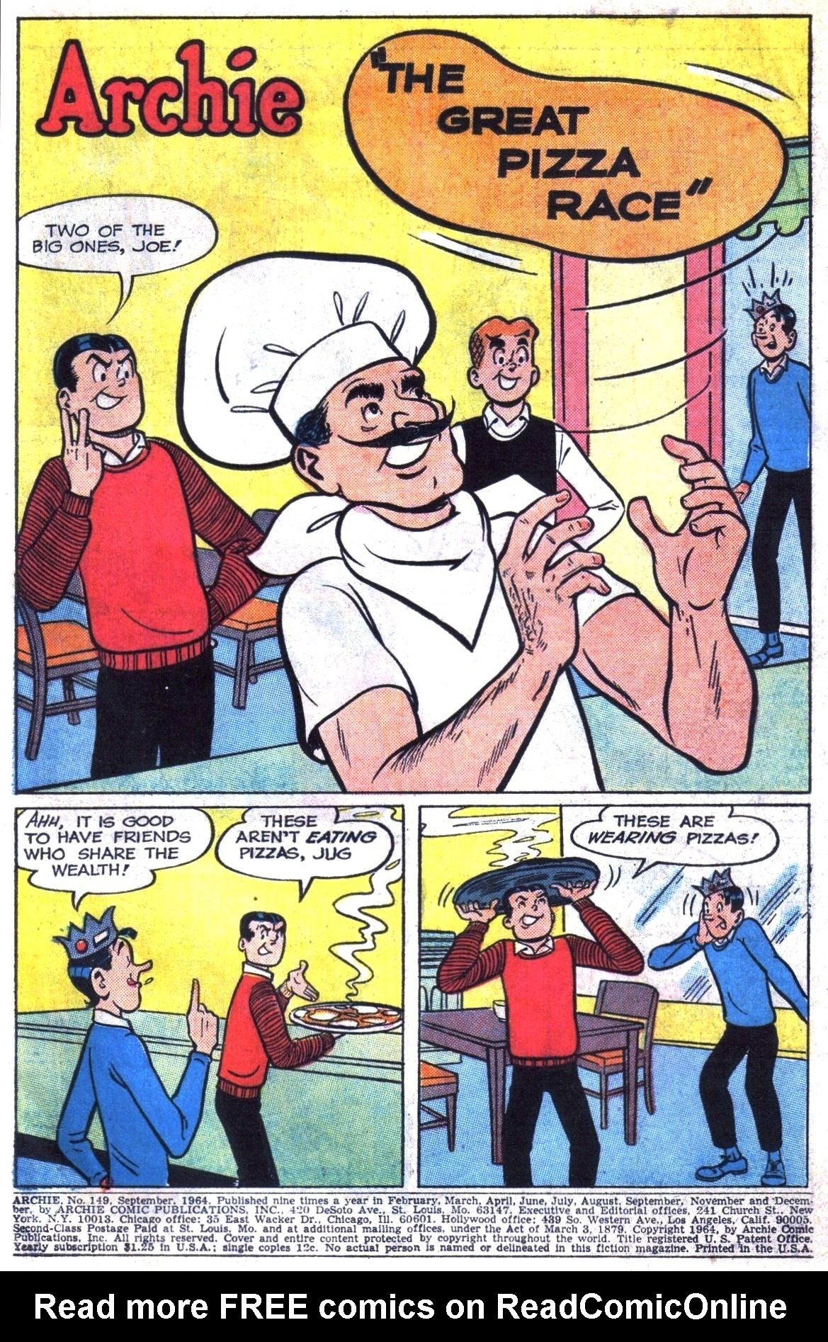 Read online Archie (1960) comic -  Issue #149 - 3