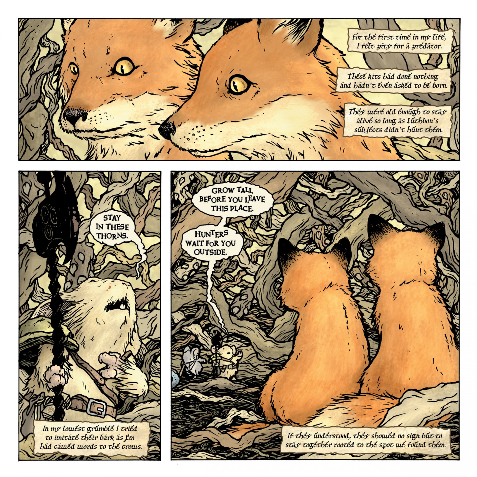 Read online Mouse Guard: The Black Axe comic -  Issue #4 - 24