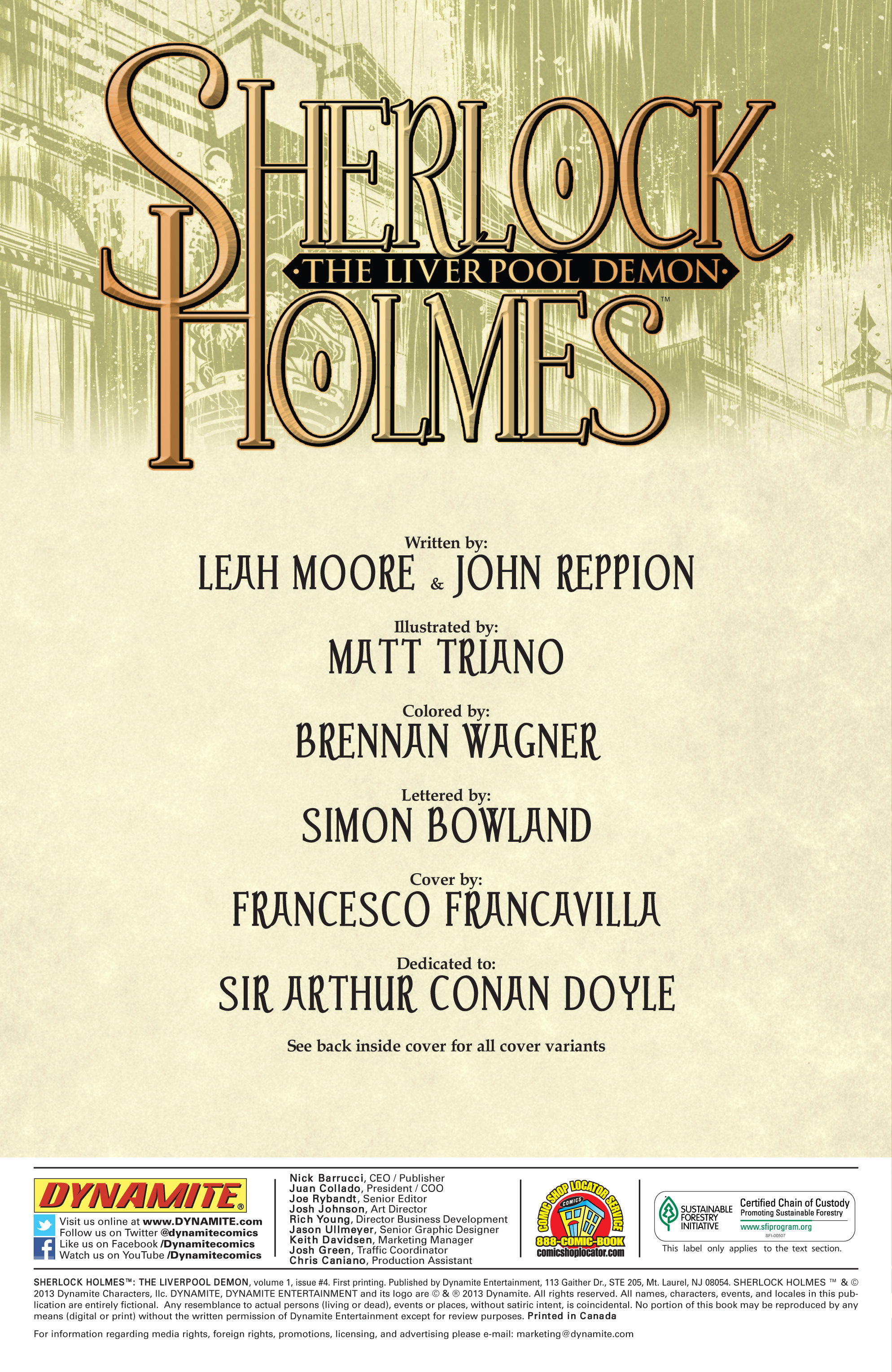 Read online Sherlock Holmes: The Liverpool Demon comic -  Issue #4 - 2