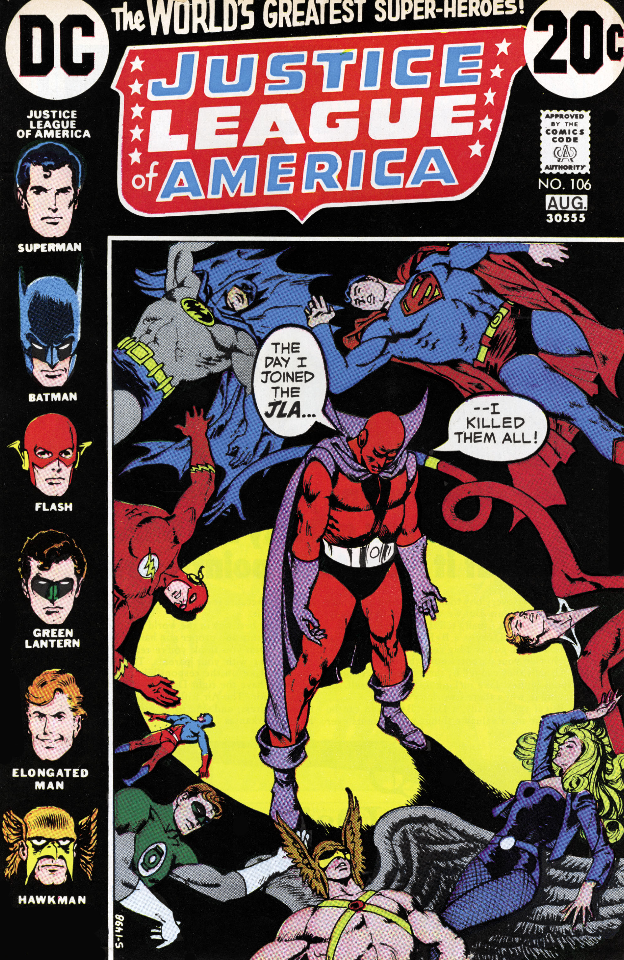 Read online Justice League of America (1960) comic -  Issue #106 - 1
