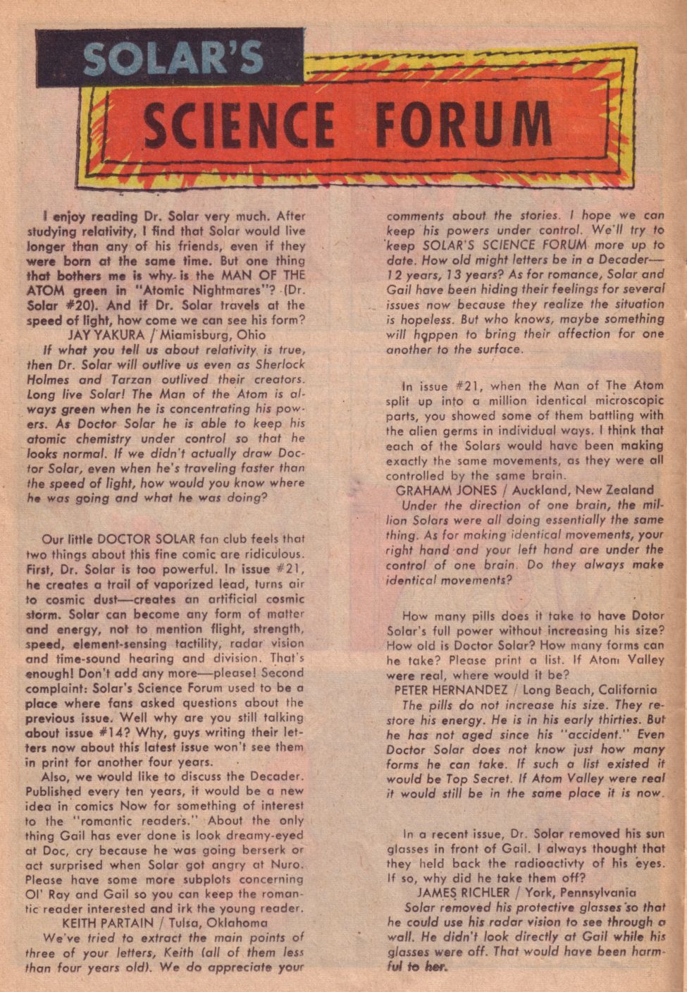 Doctor Solar, Man of the Atom (1962) Issue #25 #25 - English 12
