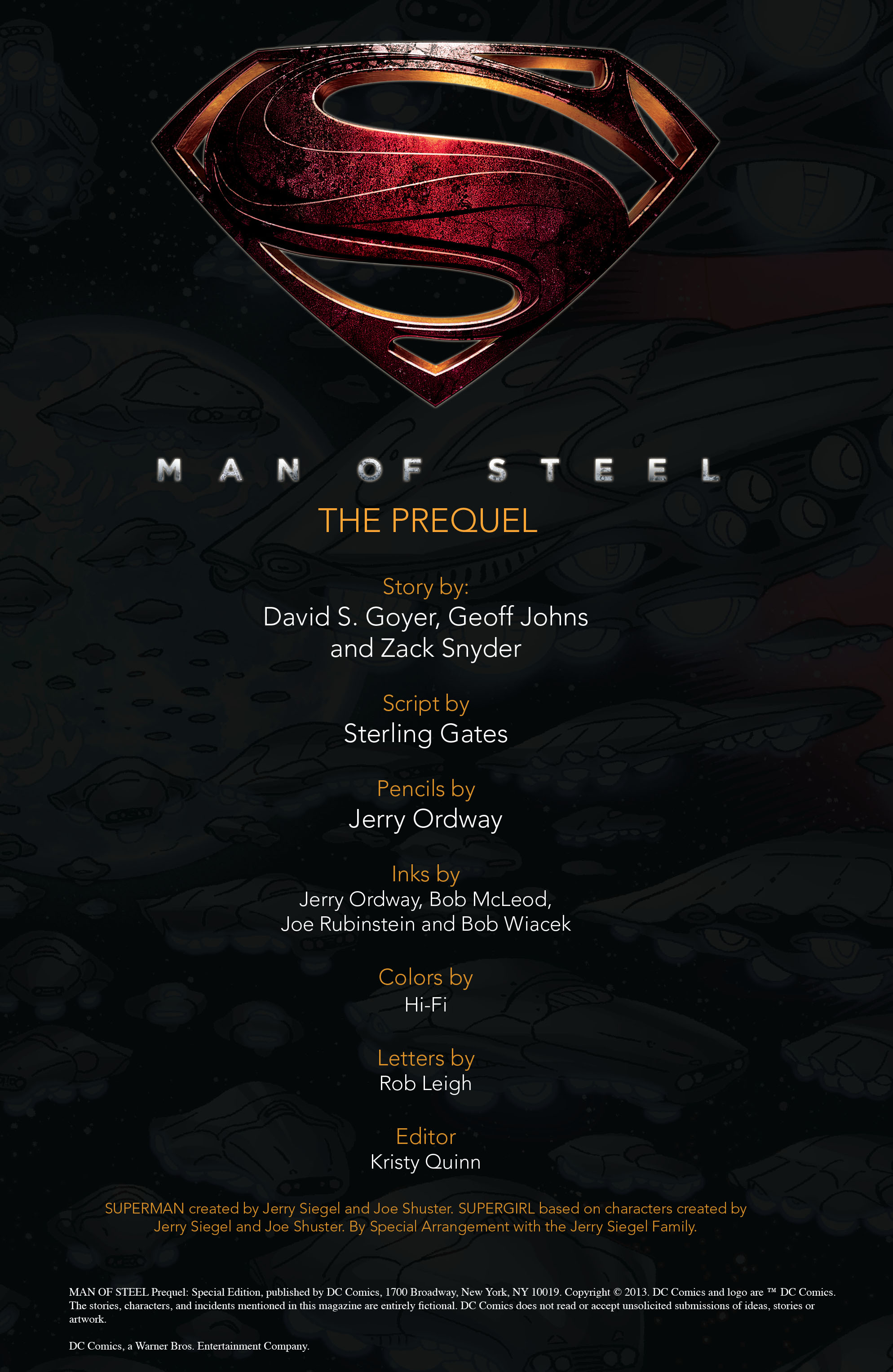 Read online Man of Steel Prequel: Special Edition comic -  Issue # Full - 1