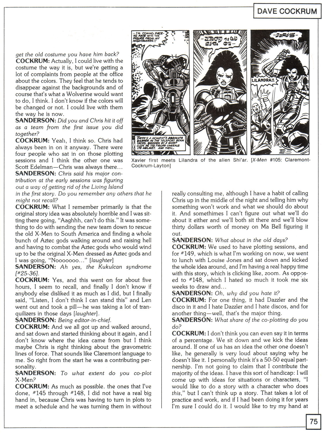 Read online The X-Men Companion comic -  Issue #1 - 75