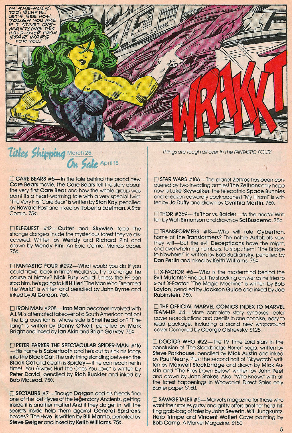 Read online Marvel Age comic -  Issue #39 - 7