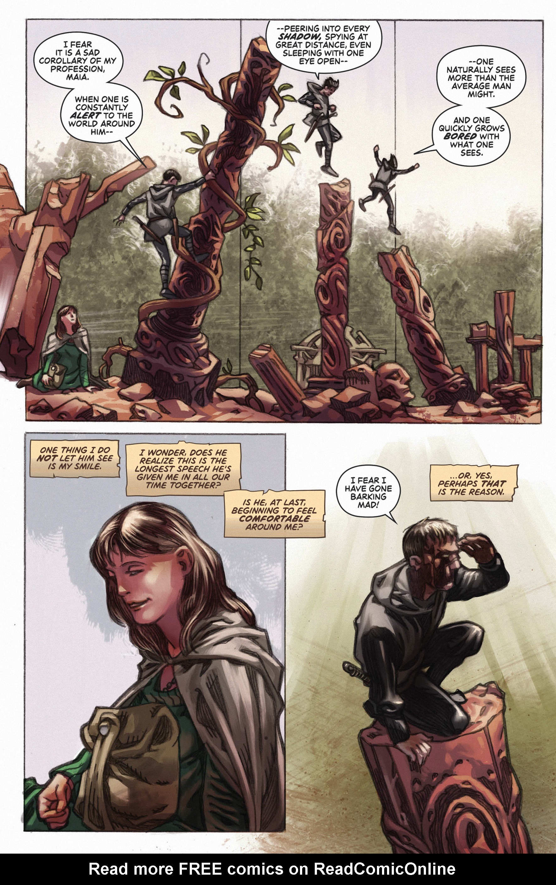Read online Muirwood: The Lost Abbey comic -  Issue #4 - 4