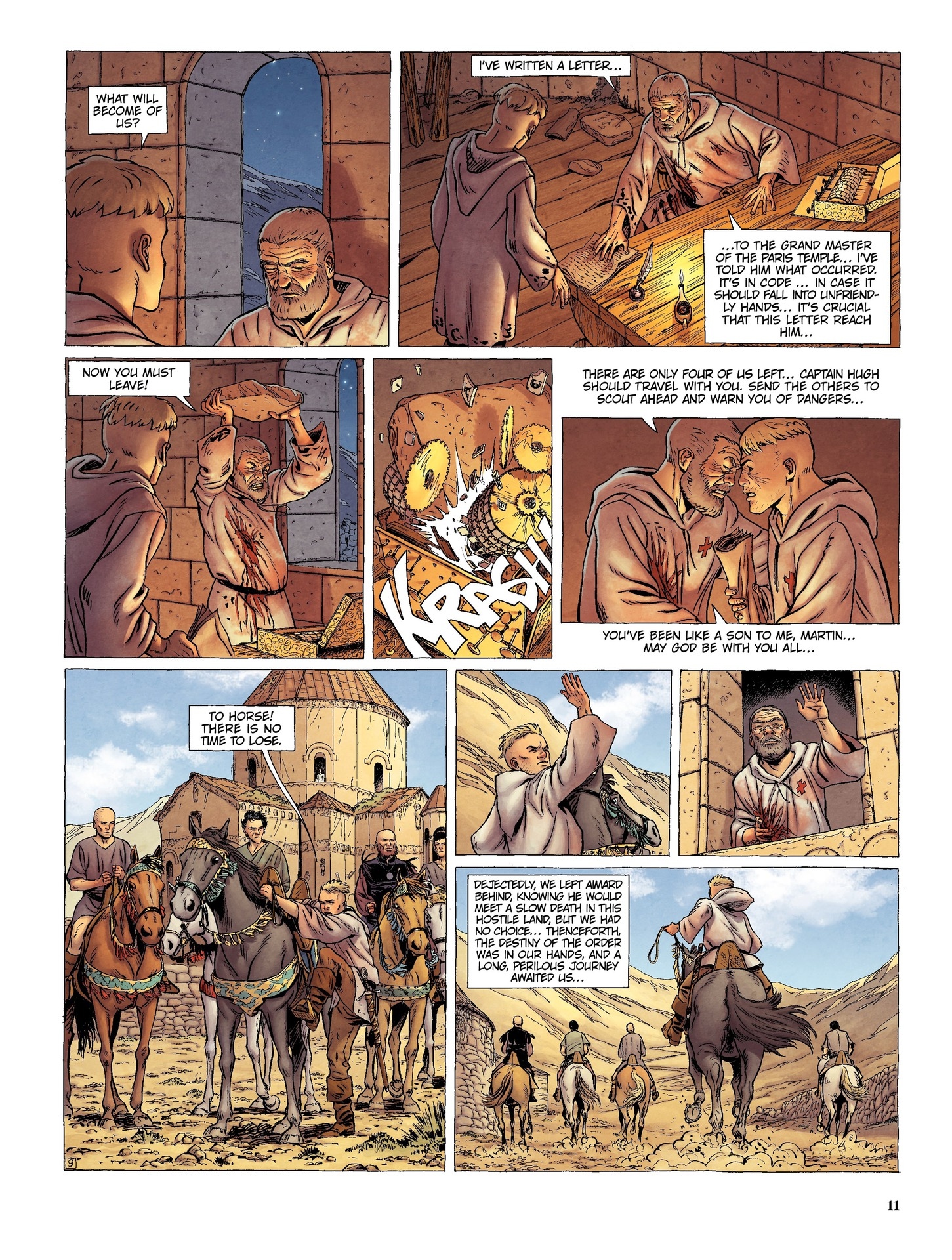 Read online The Last Templar comic -  Issue #3 - 13