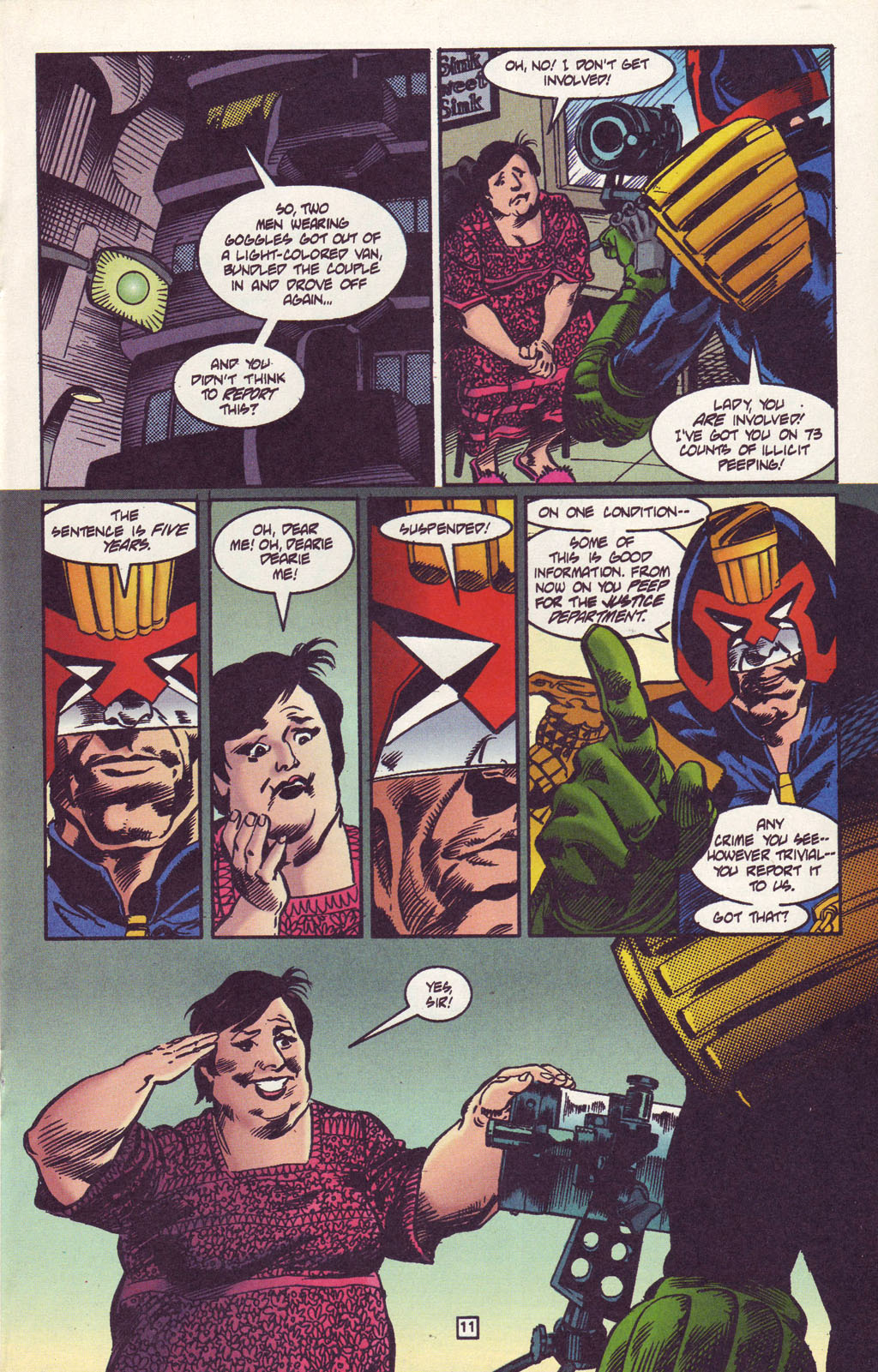 Read online Judge Dredd: Legends of the Law comic -  Issue #2 - 12