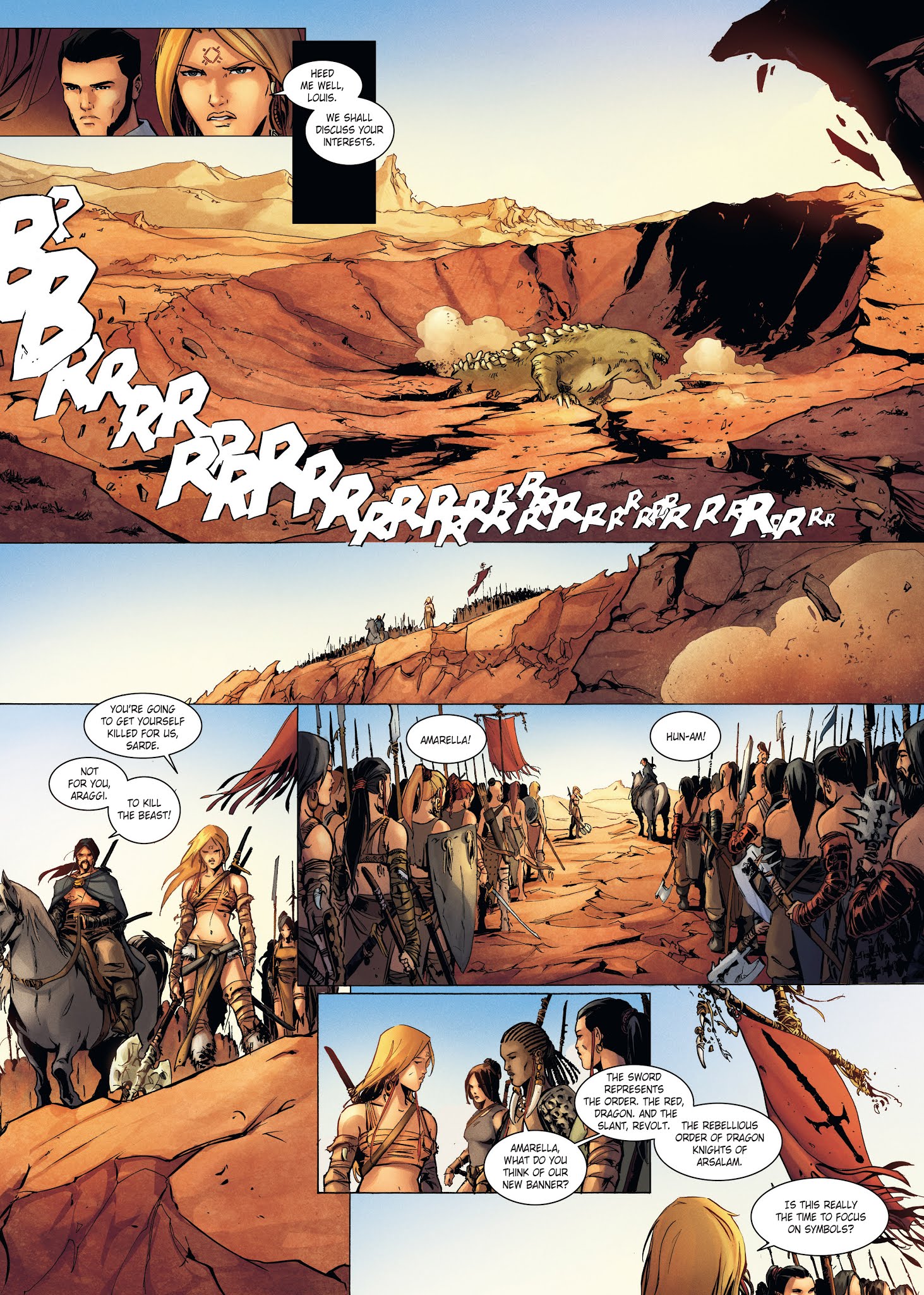 Read online Chronicles of the Dragon Knights comic -  Issue #18 - 35