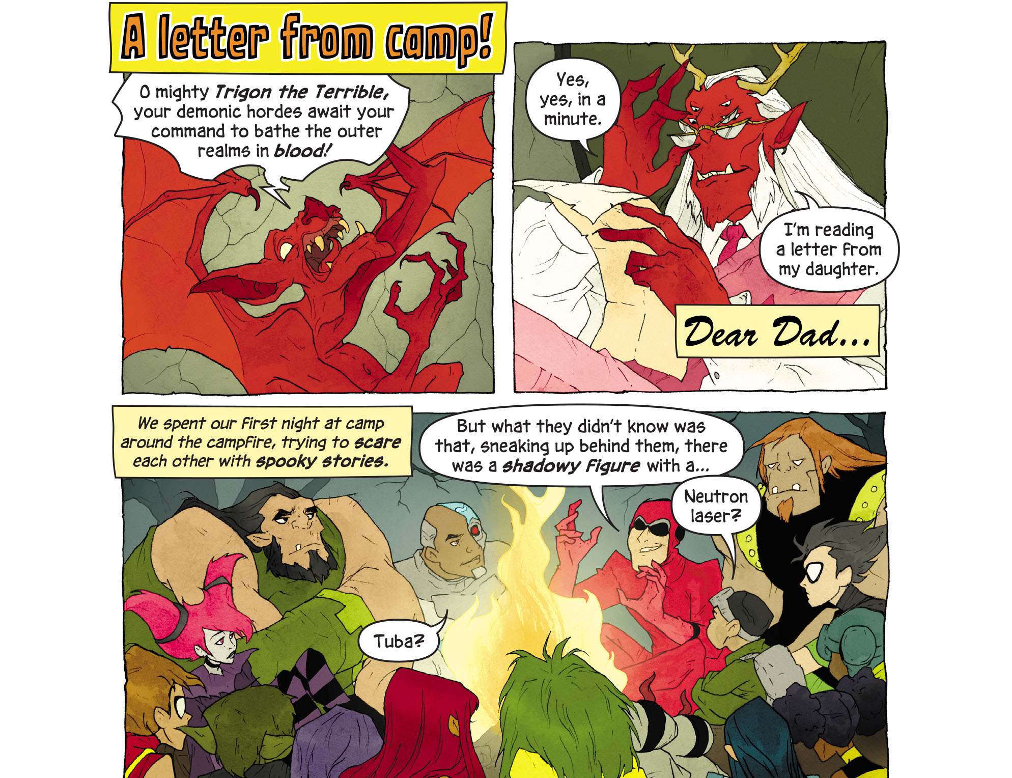 Read online Teen Titans Go! To Camp comic -  Issue #6 - 4