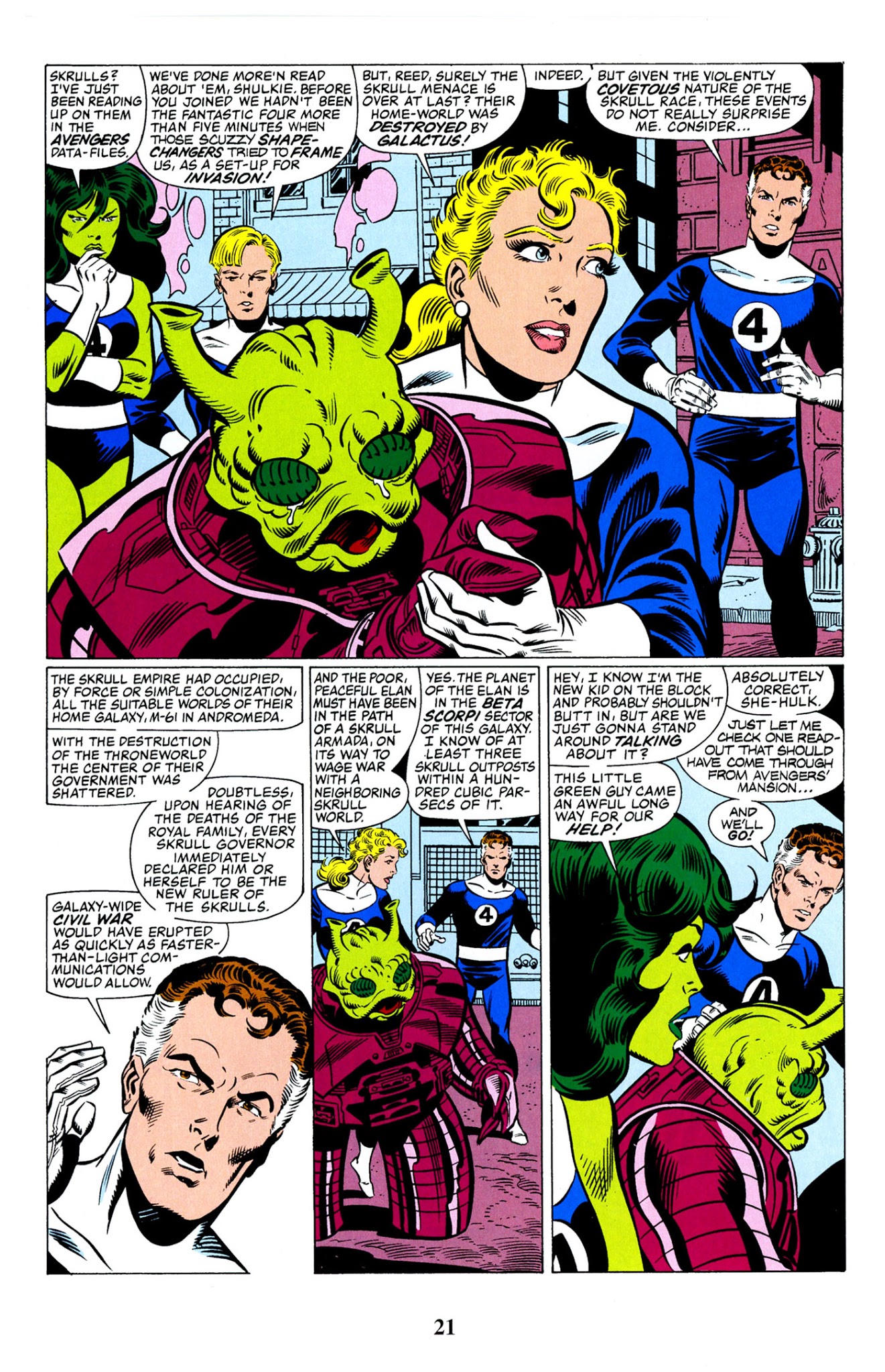 Read online Fantastic Four Visionaries: John Byrne comic -  Issue # TPB 7 - 22