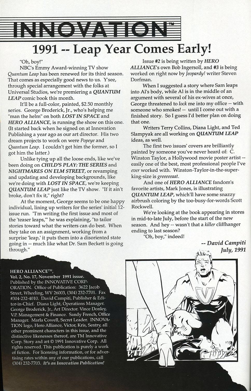 Read online Hero Alliance (1989) comic -  Issue #17 - 2