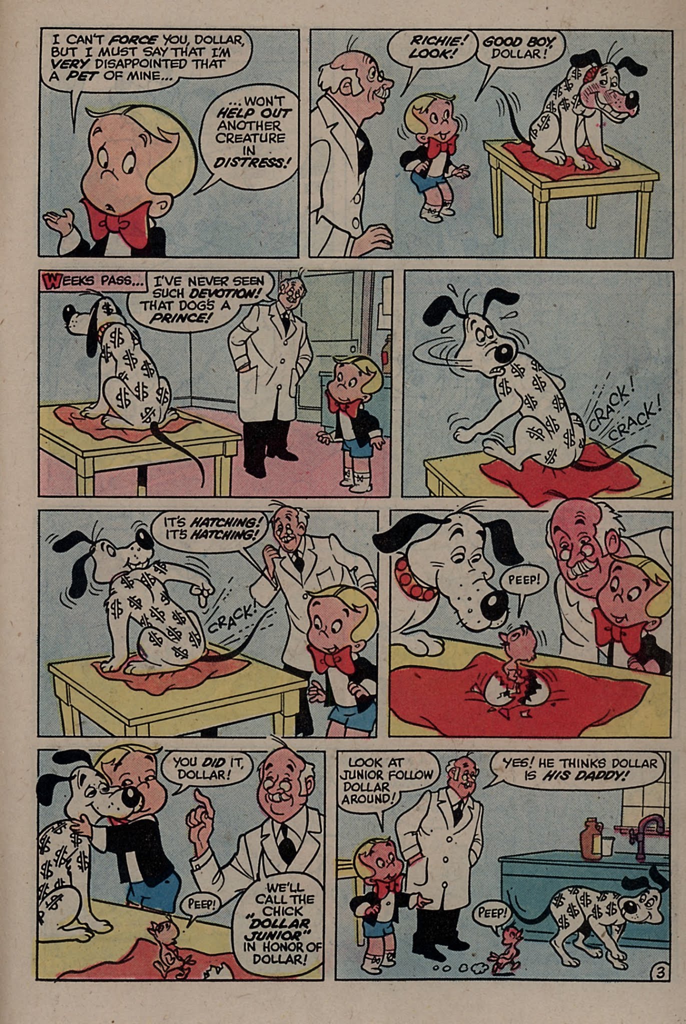 Read online Richie Rich & Dollar the Dog comic -  Issue #7 - 39