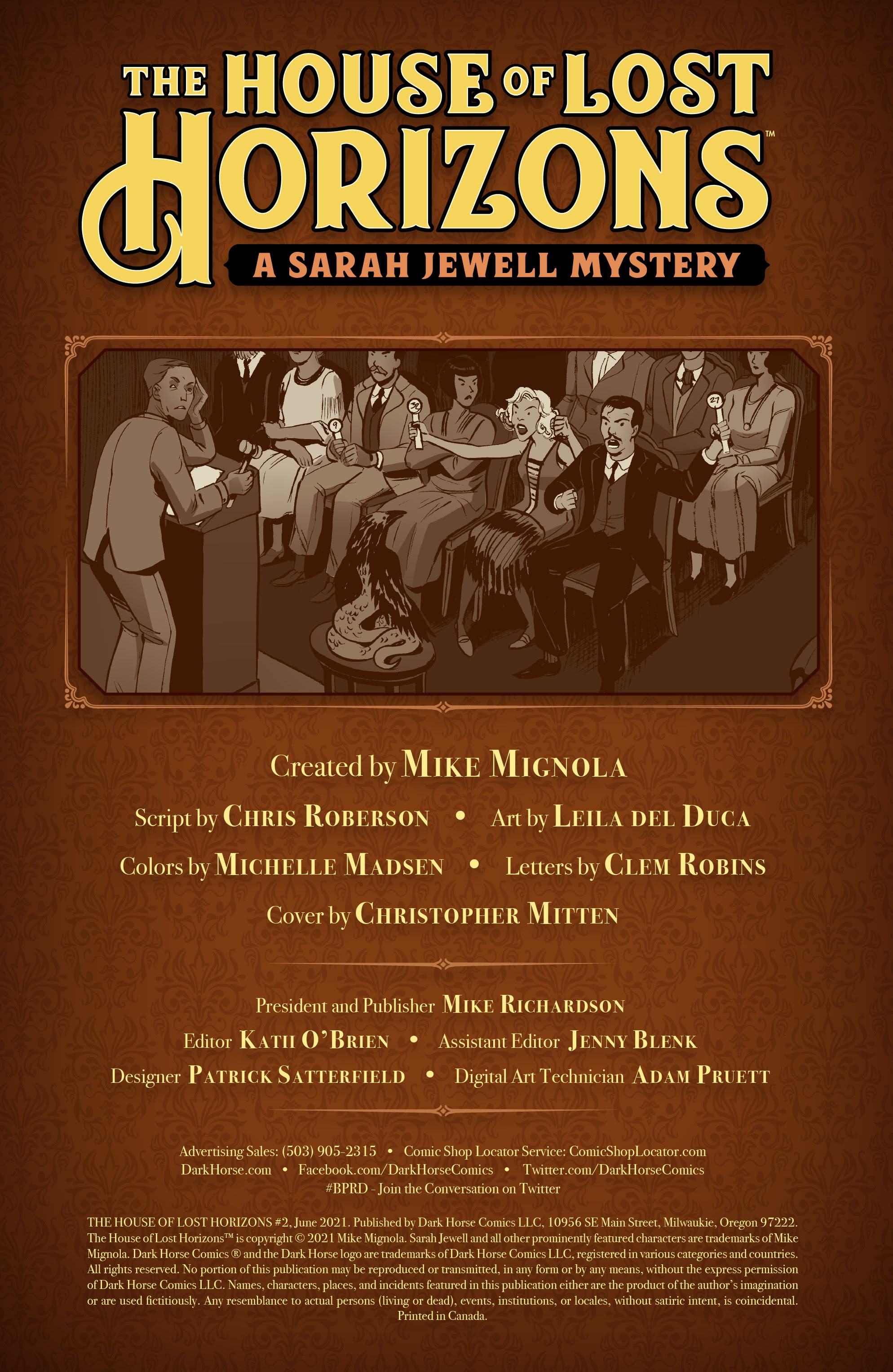 Read online The House of Lost Horizons: A Sarah Jewell Mystery comic -  Issue #2 - 2