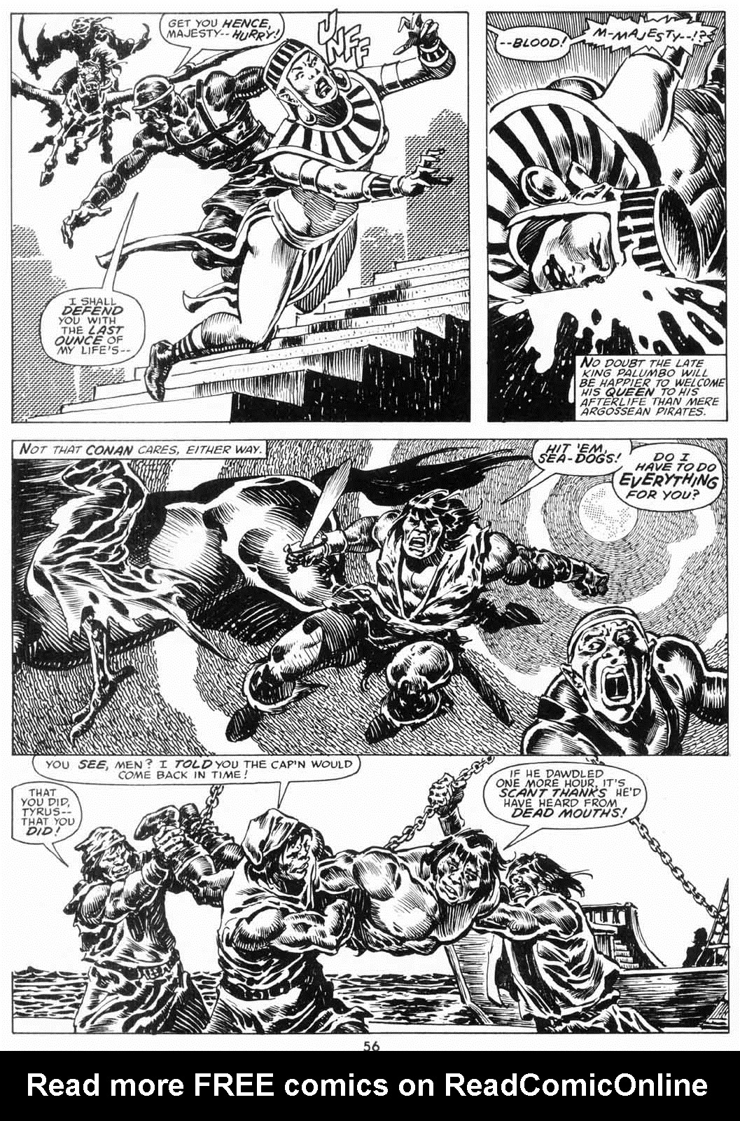 The Savage Sword Of Conan issue 206 - Page 57