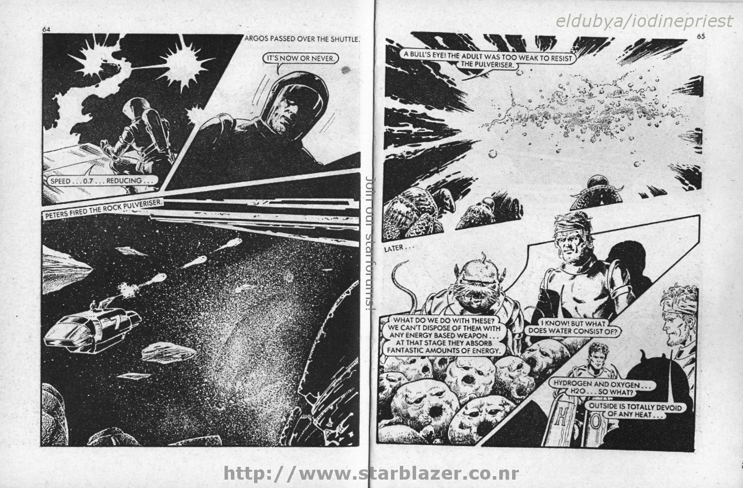 Read online Starblazer comic -  Issue #32 - 34