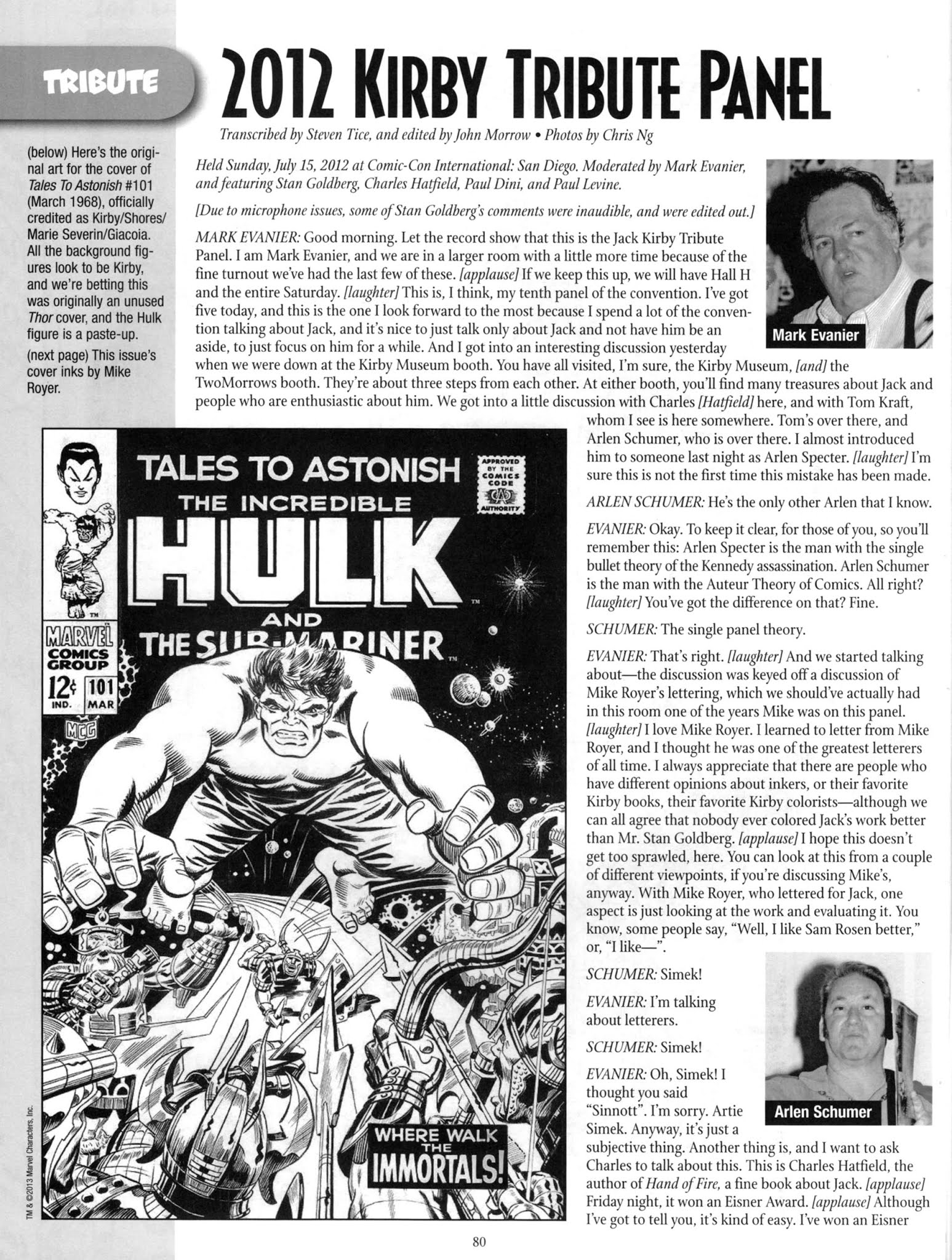 Read online The Jack Kirby Collector comic -  Issue #60 - 84