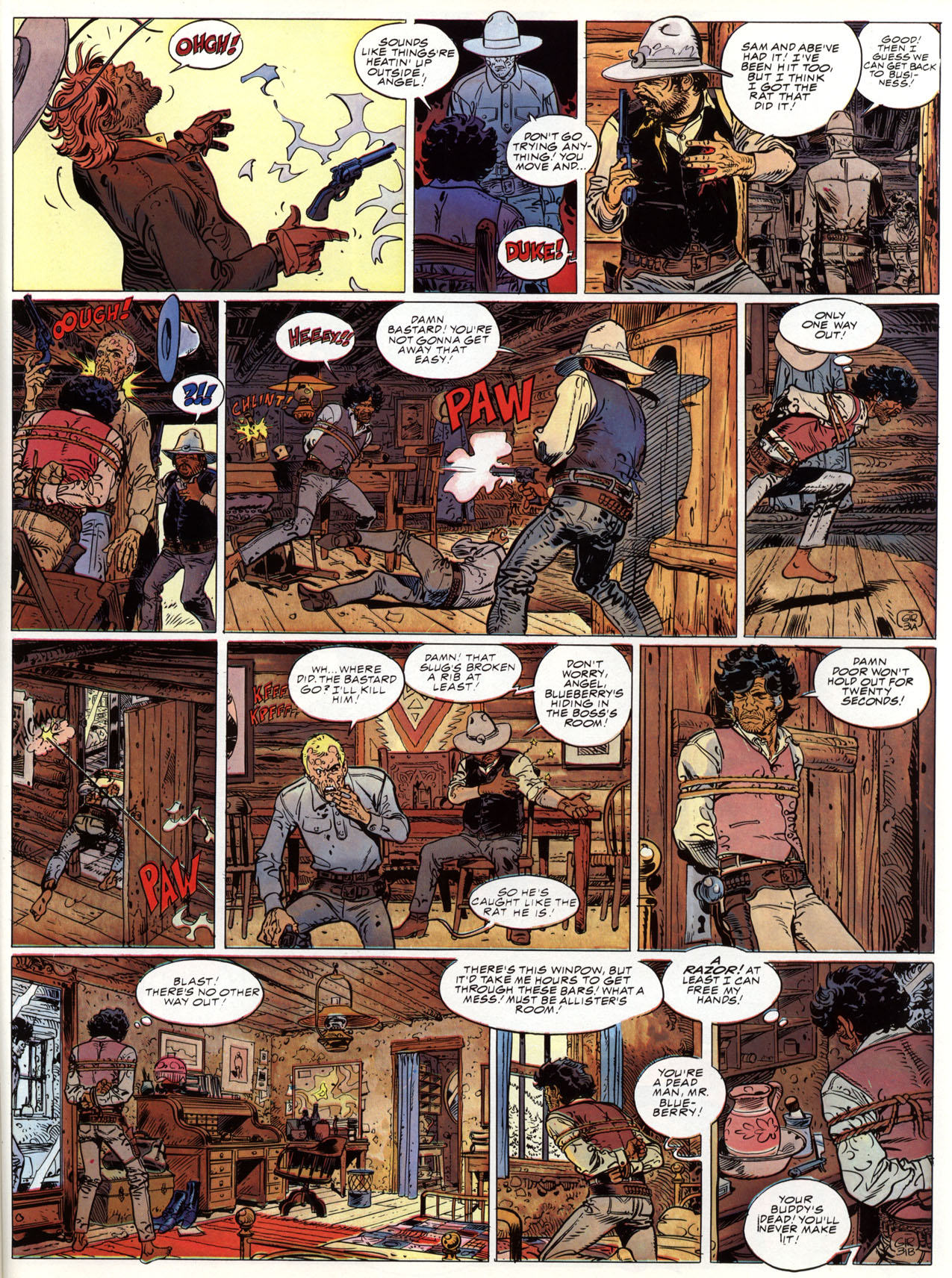 Read online Epic Graphic Novel: Blueberry comic -  Issue #5 - 83