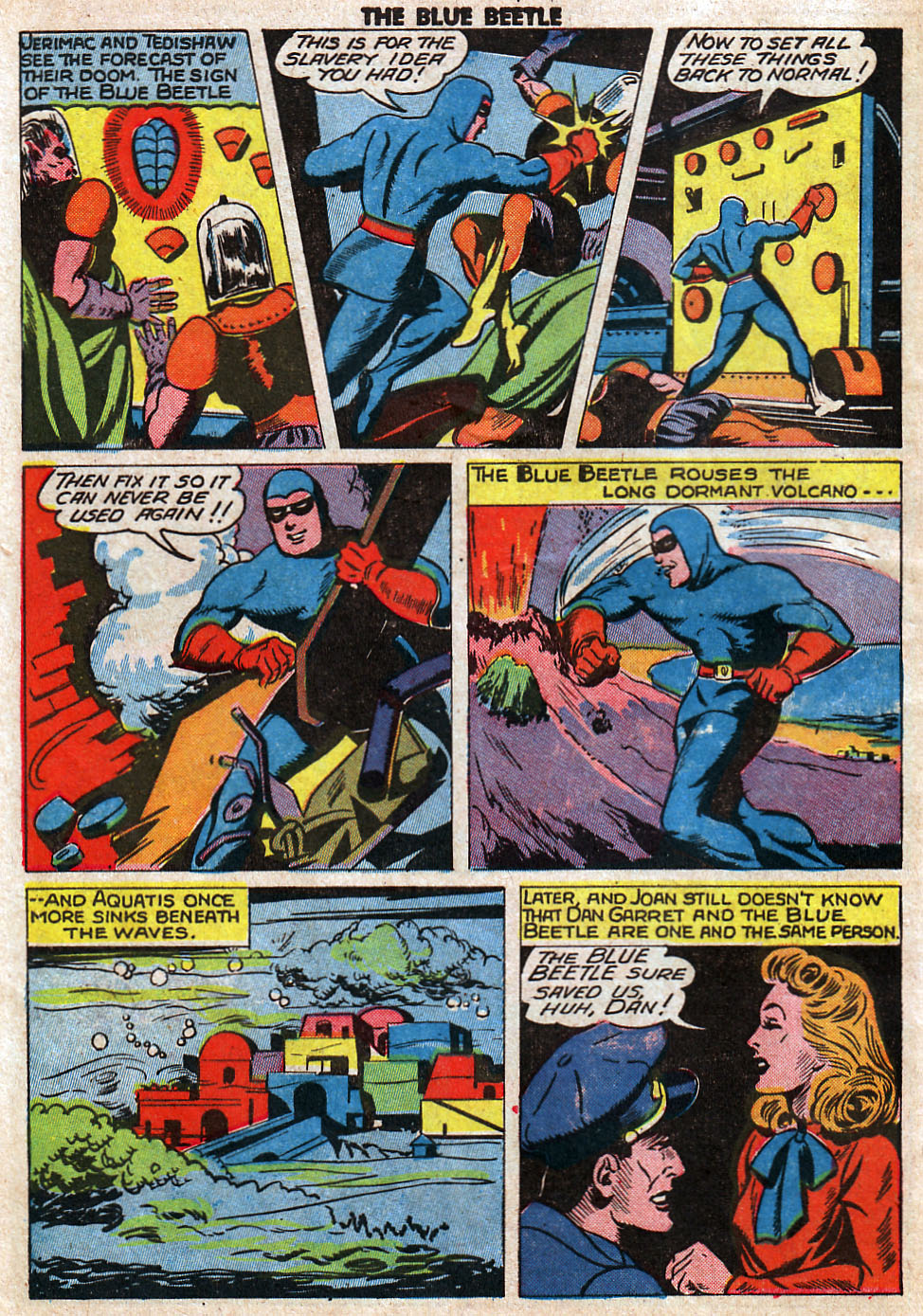 Read online The Blue Beetle comic -  Issue #33 - 48