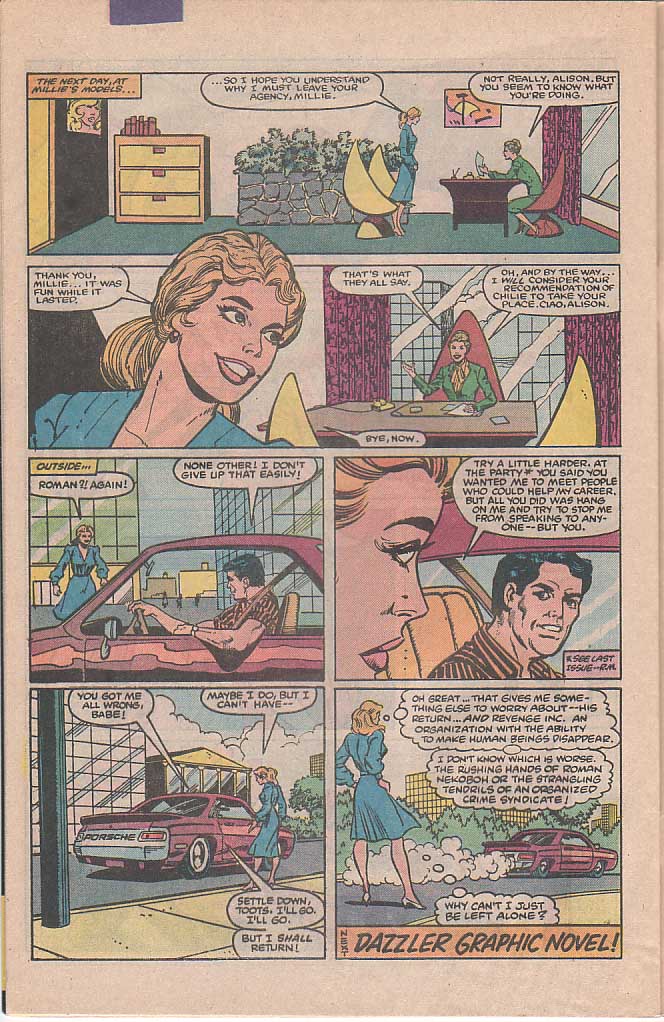 Read online Dazzler (1981) comic -  Issue #34 - 23