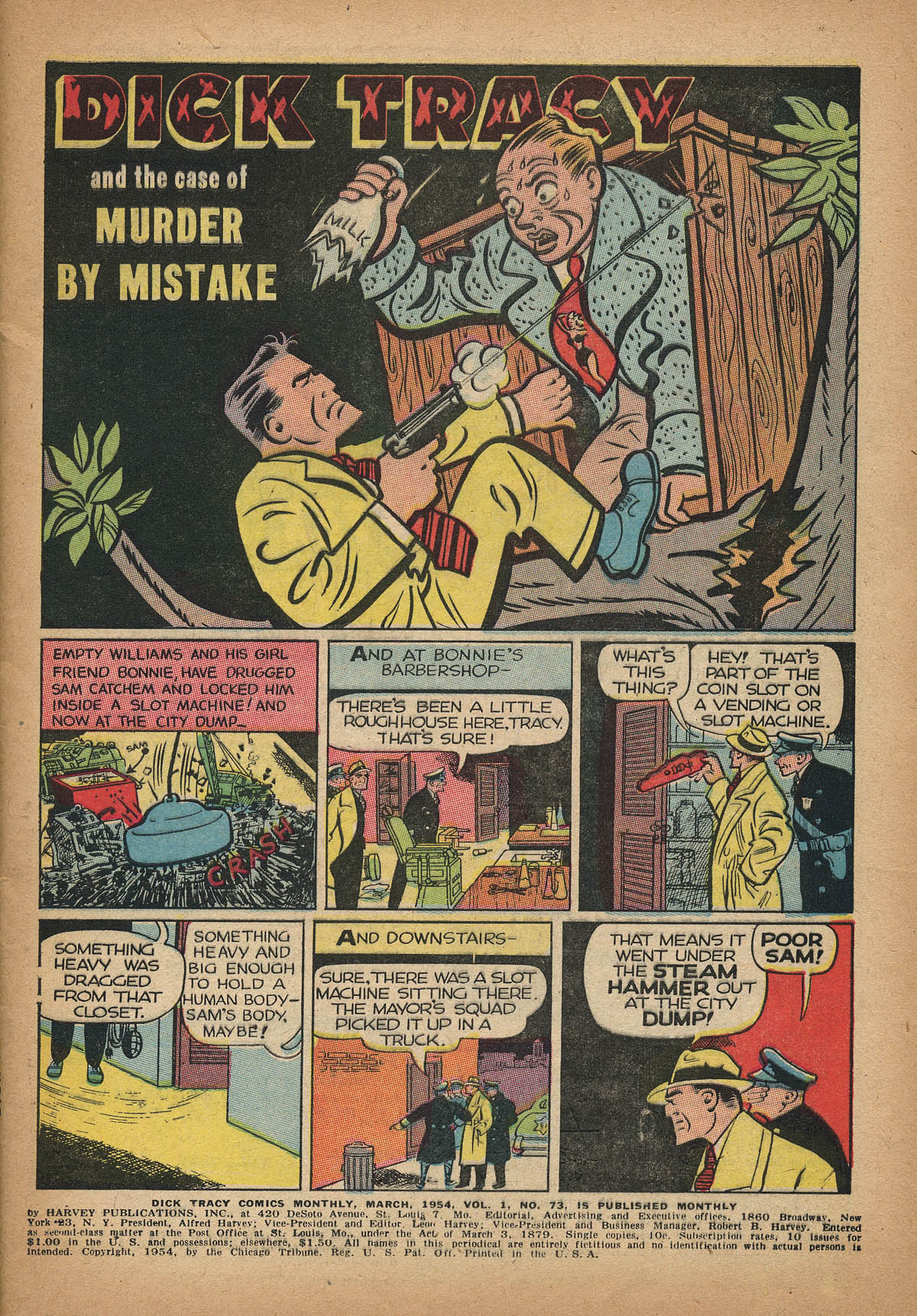 Read online Dick Tracy comic -  Issue #73 - 3