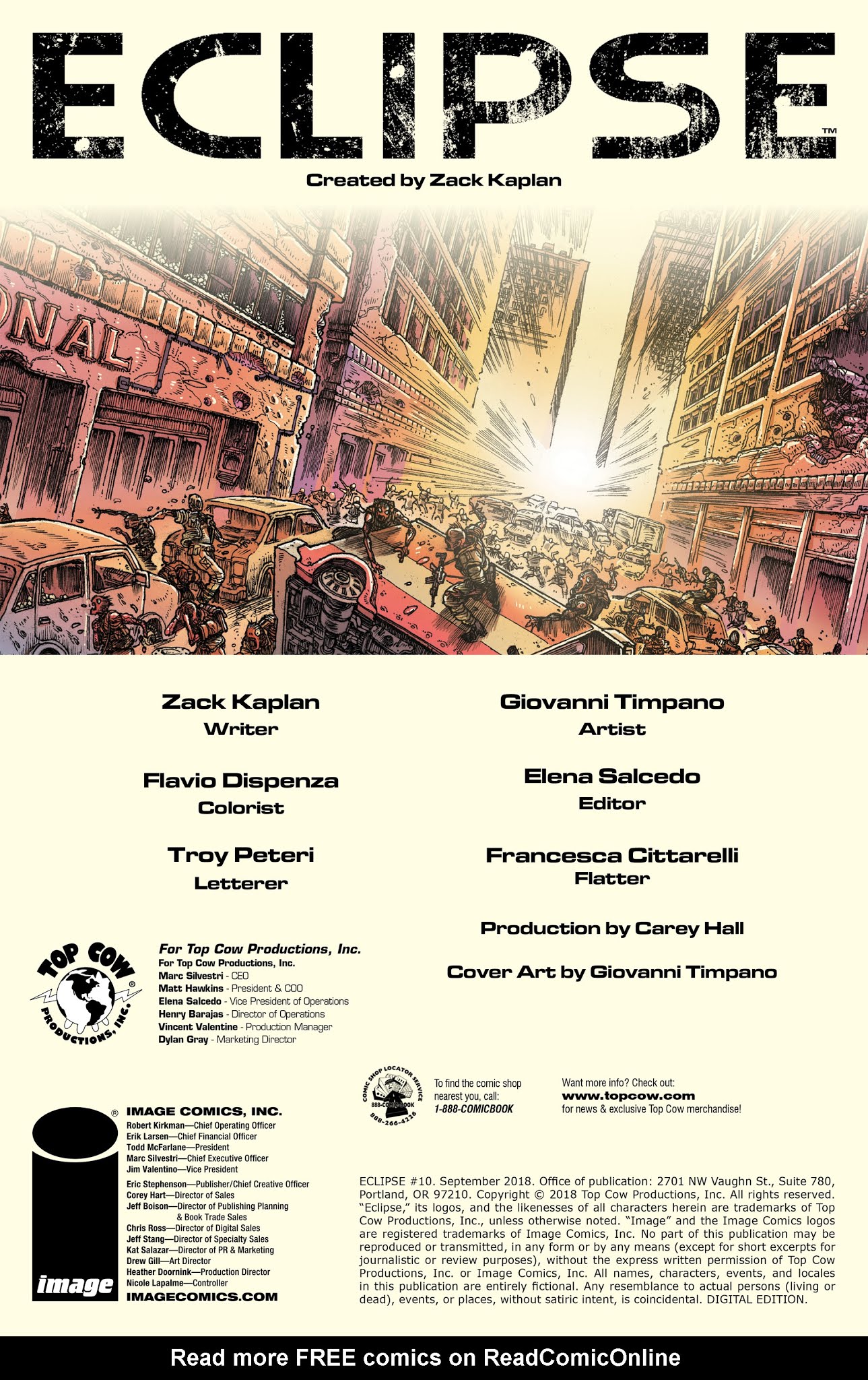 Read online Eclipse comic -  Issue #10 - 2