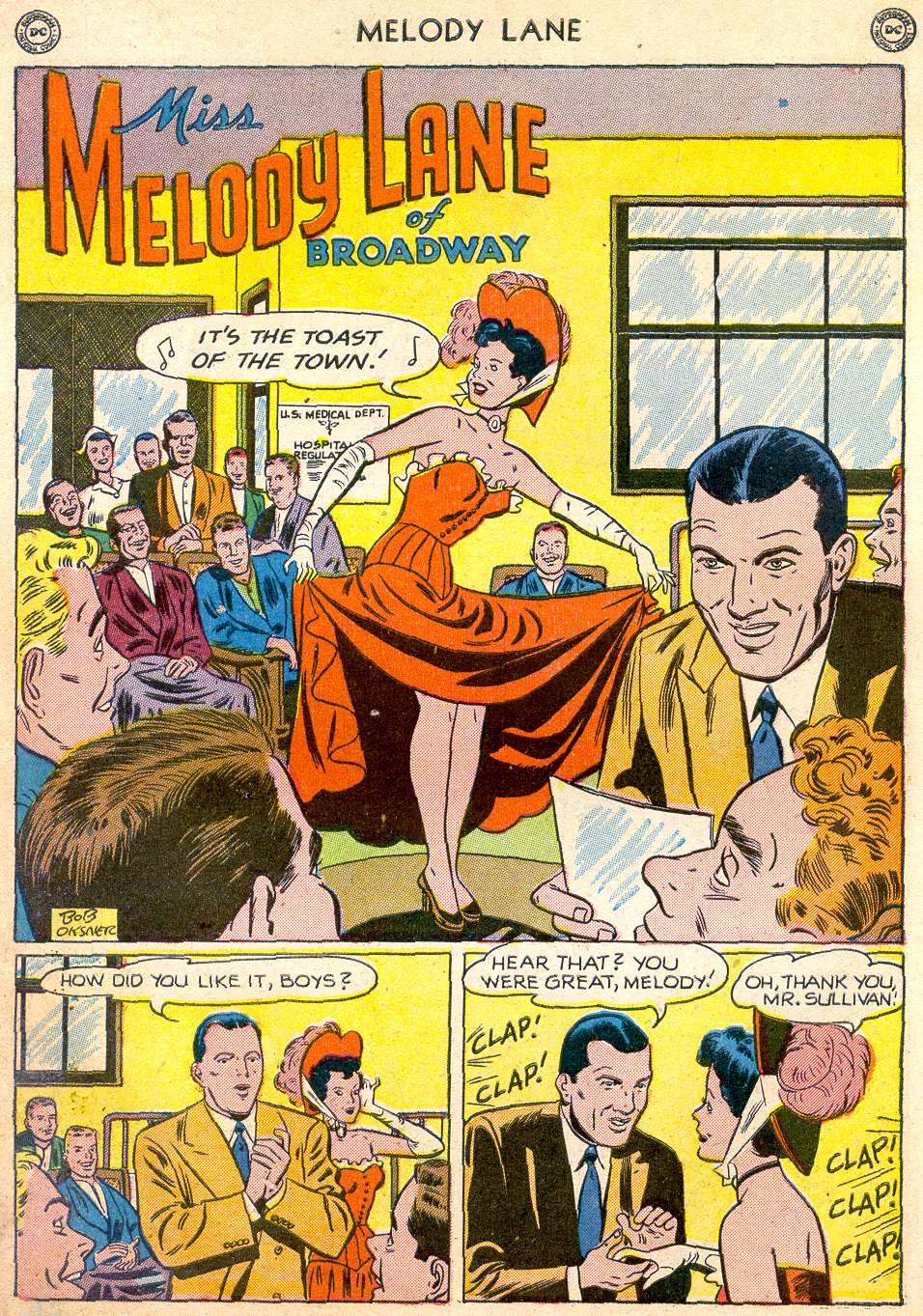 Read online Miss Melody Lane of Broadway comic -  Issue #3 - 3