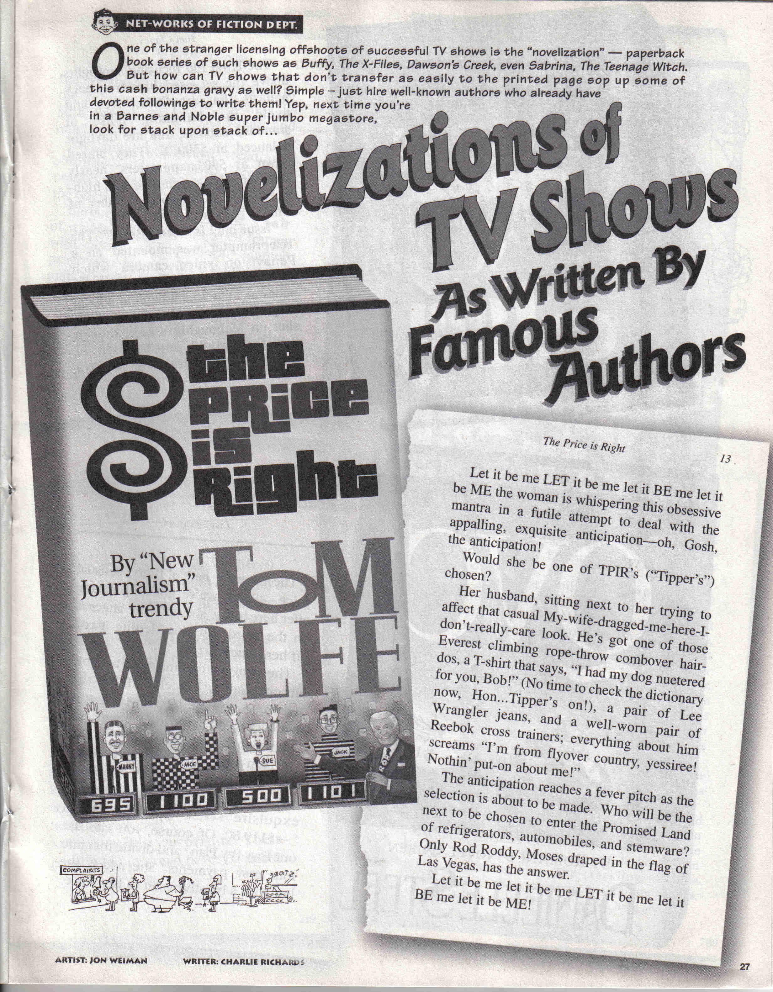 Read online MAD comic -  Issue #395 - 27