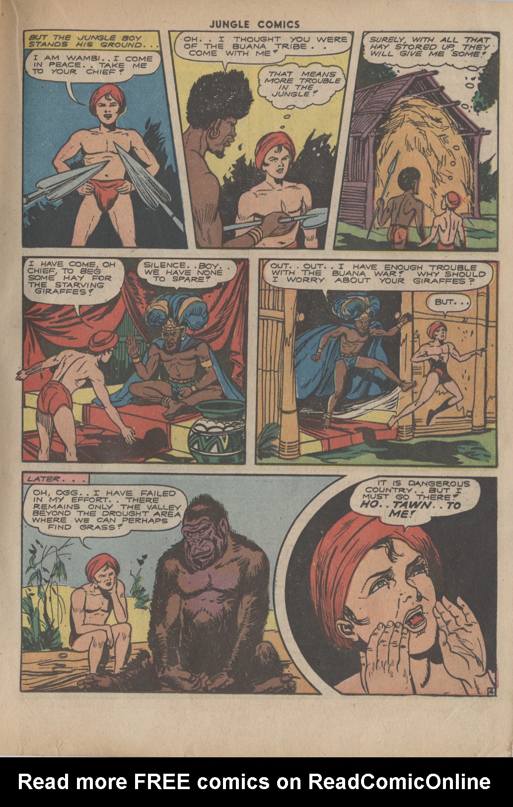 Read online Jungle Comics comic -  Issue #49 - 29