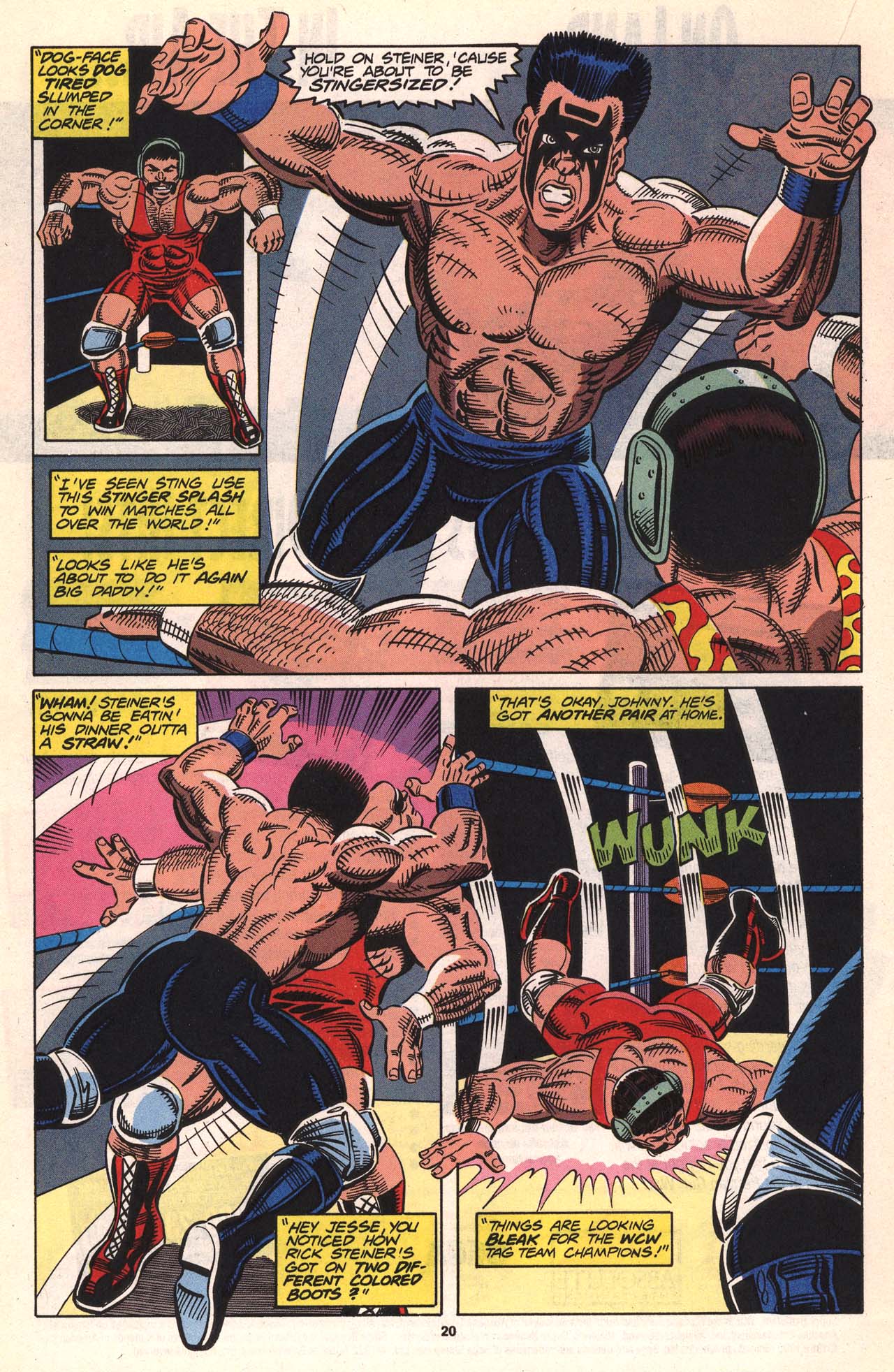 Read online WCW World Championship Wrestling comic -  Issue #9 - 22