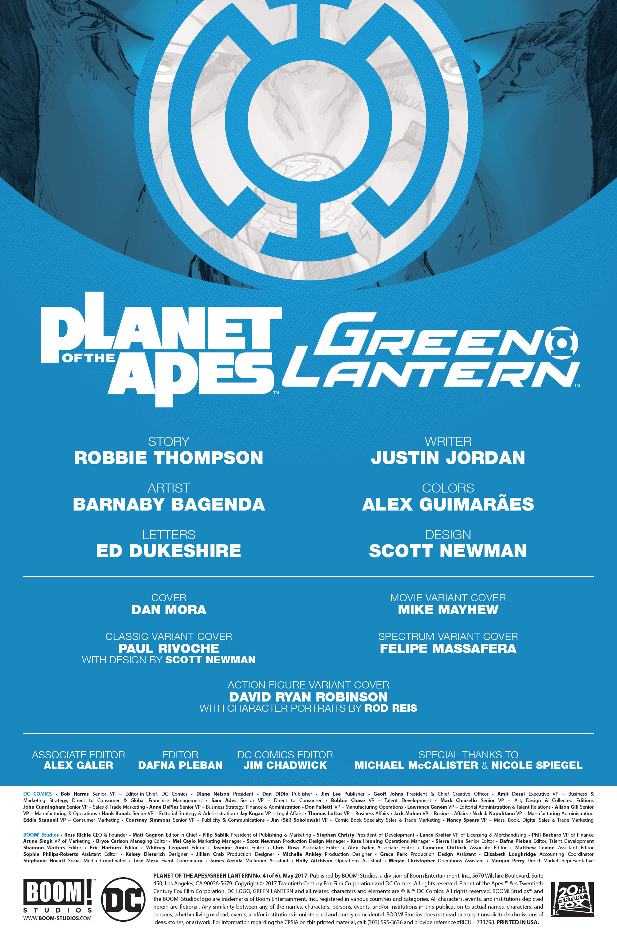 Read online Planet of the Apes/Green Lantern comic -  Issue #4 - 2