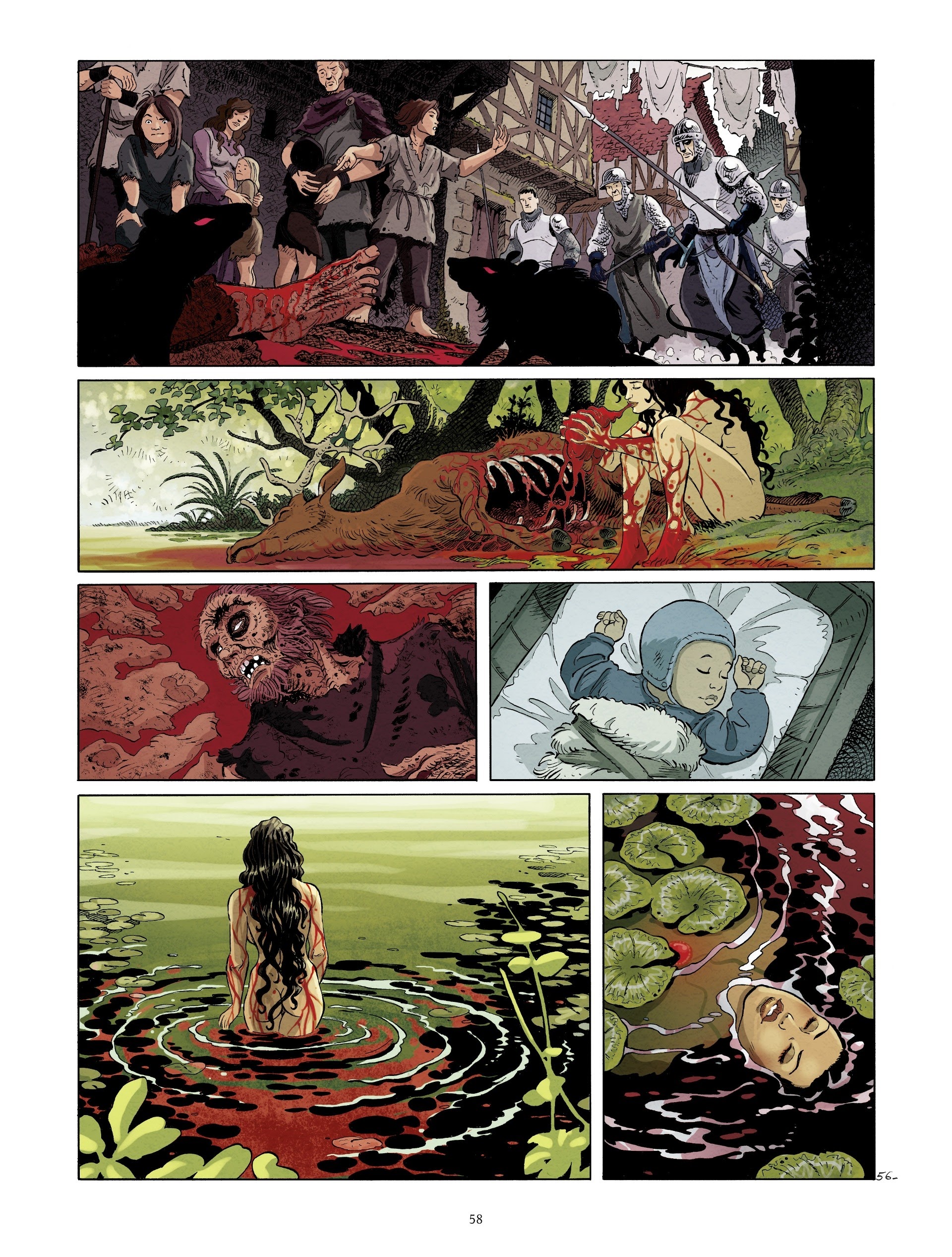 Read online Layla: A Tale of the Scarlet Swamp comic -  Issue # TPB - 60