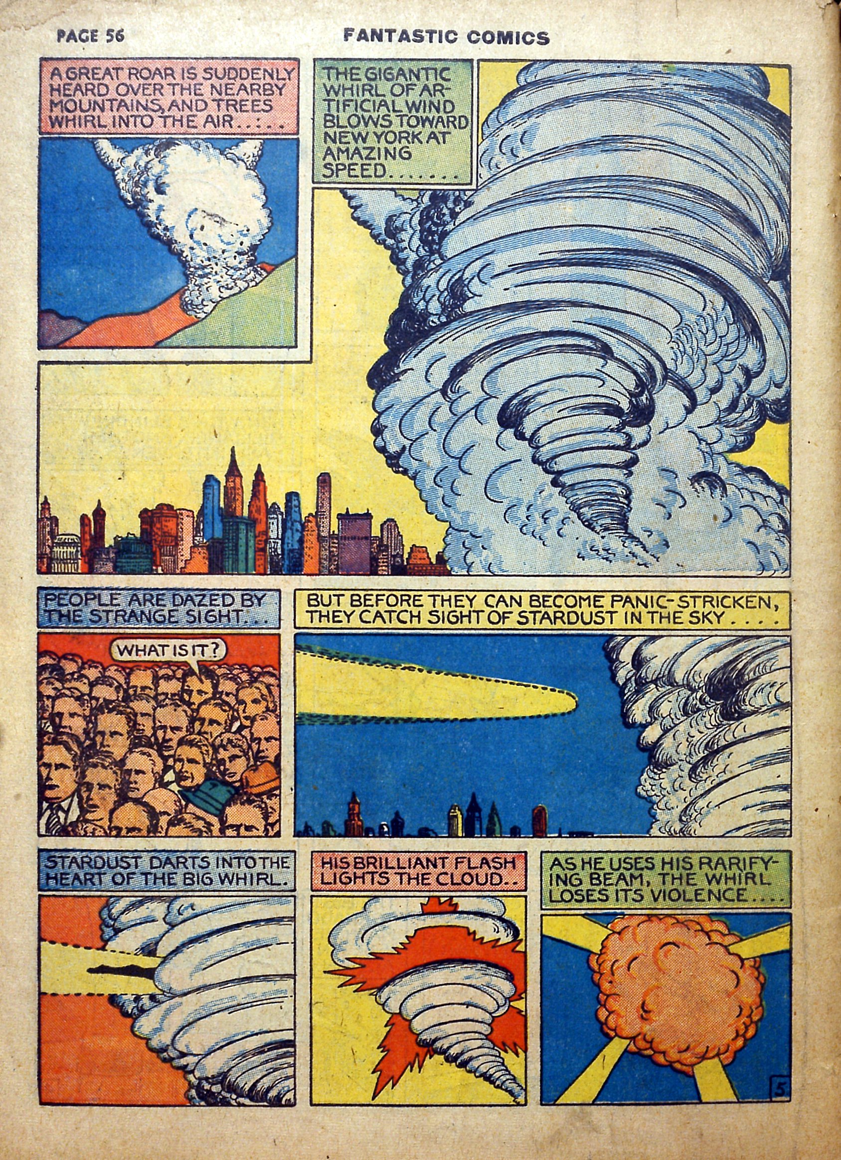 Read online Fantastic Comics comic -  Issue #5 - 57