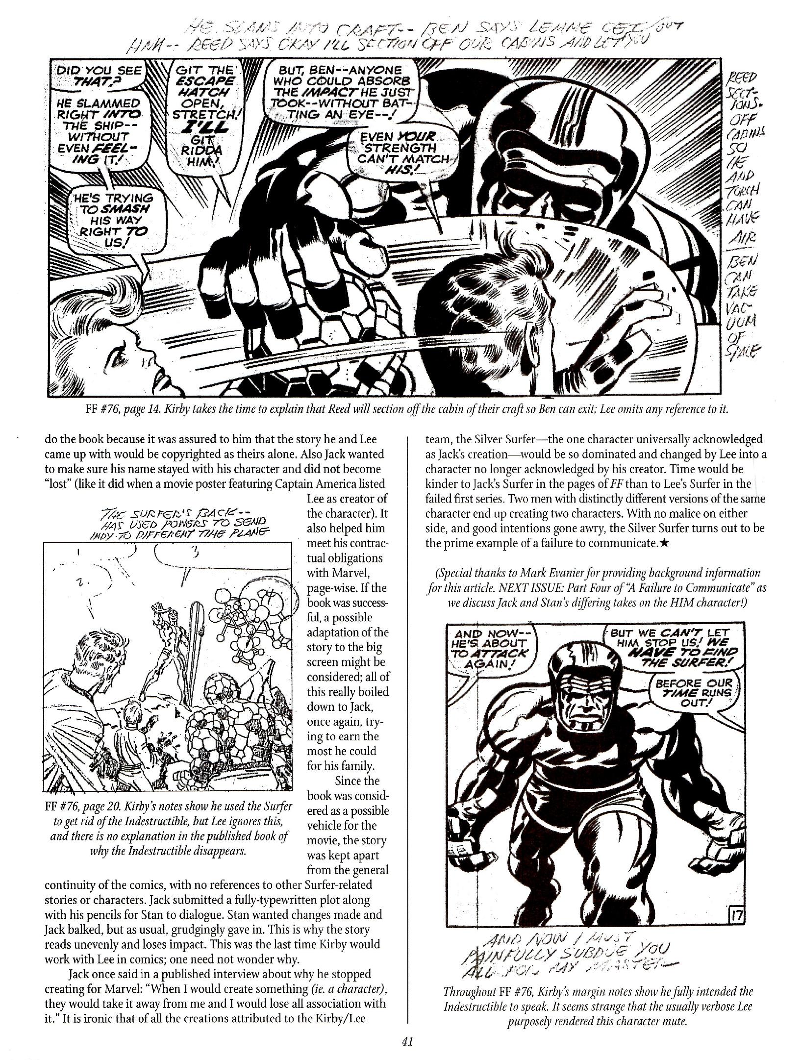 Read online The Jack Kirby Collector comic -  Issue #23 - 39