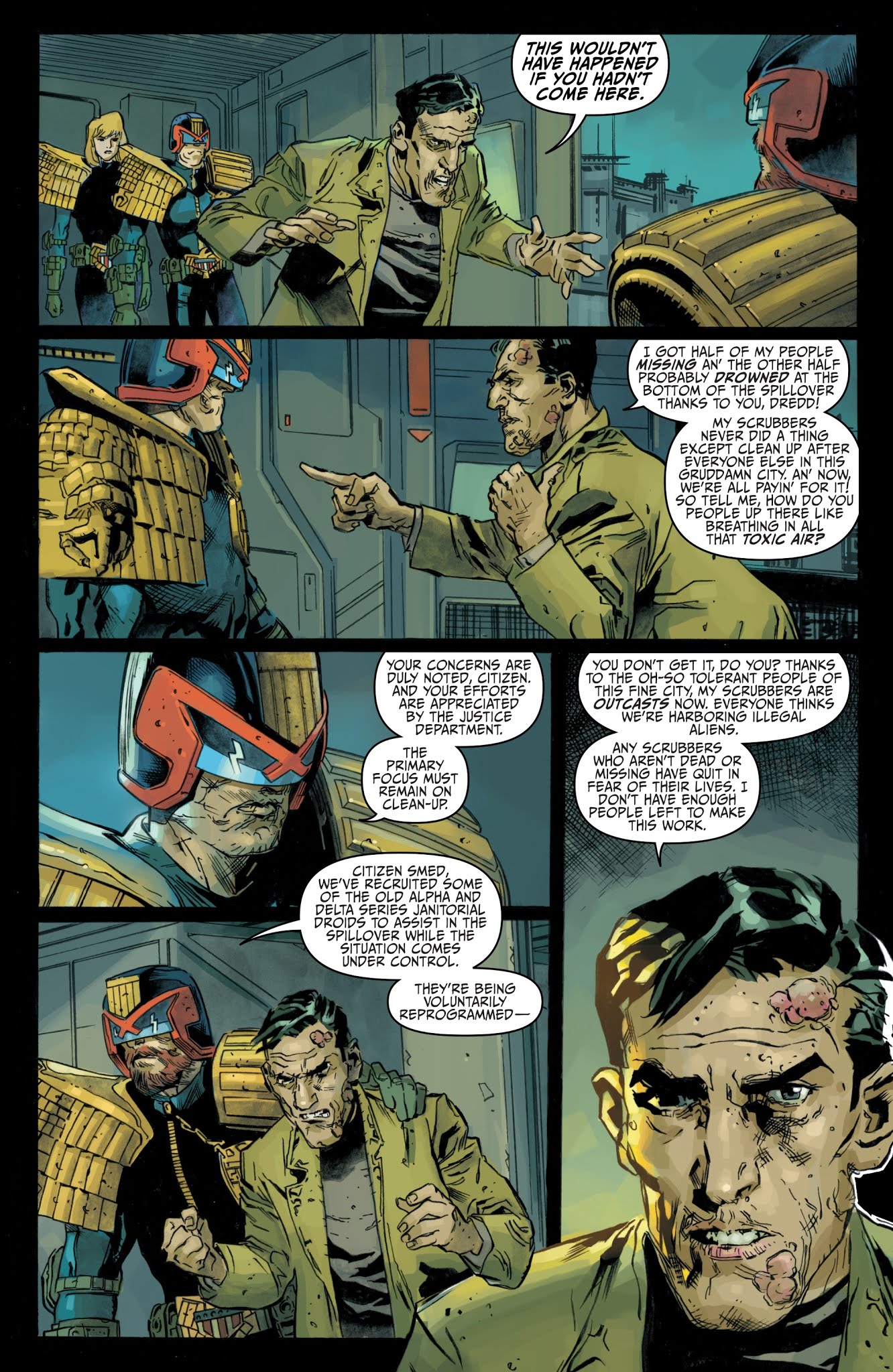 Read online Judge Dredd: Toxic comic -  Issue #2 - 9